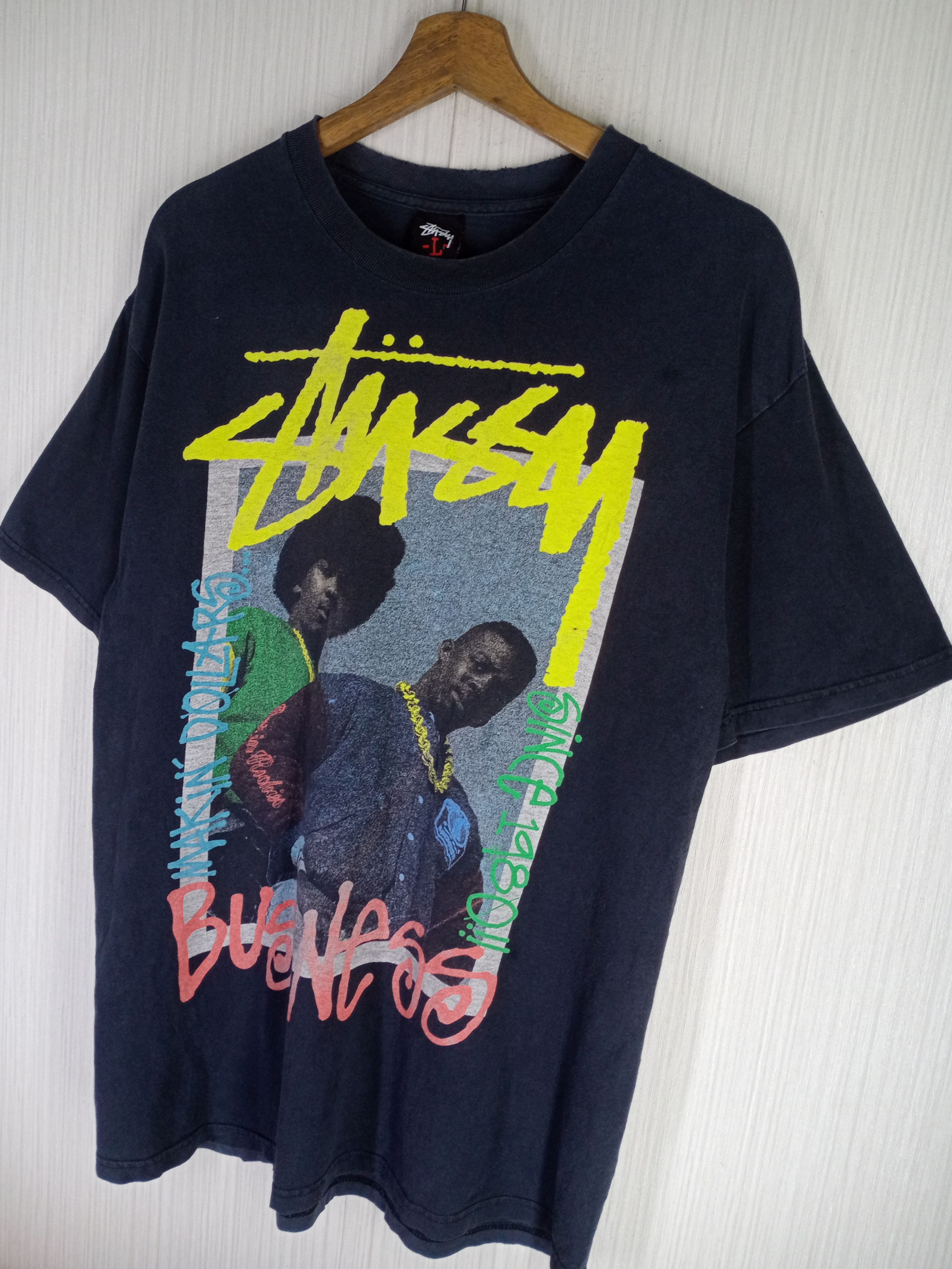 Rare Vintage Stussy EPMD Strictly Business Rap Band Tshirt