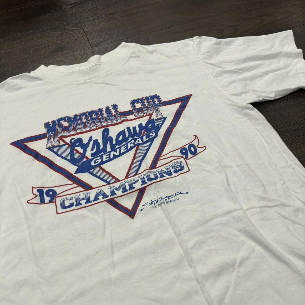 Starter Vintage Oshawa Generals Memorial Cup Champions T Shirt 1990 Size US L / EU 52-54 / 3 - 2 Thumbnail