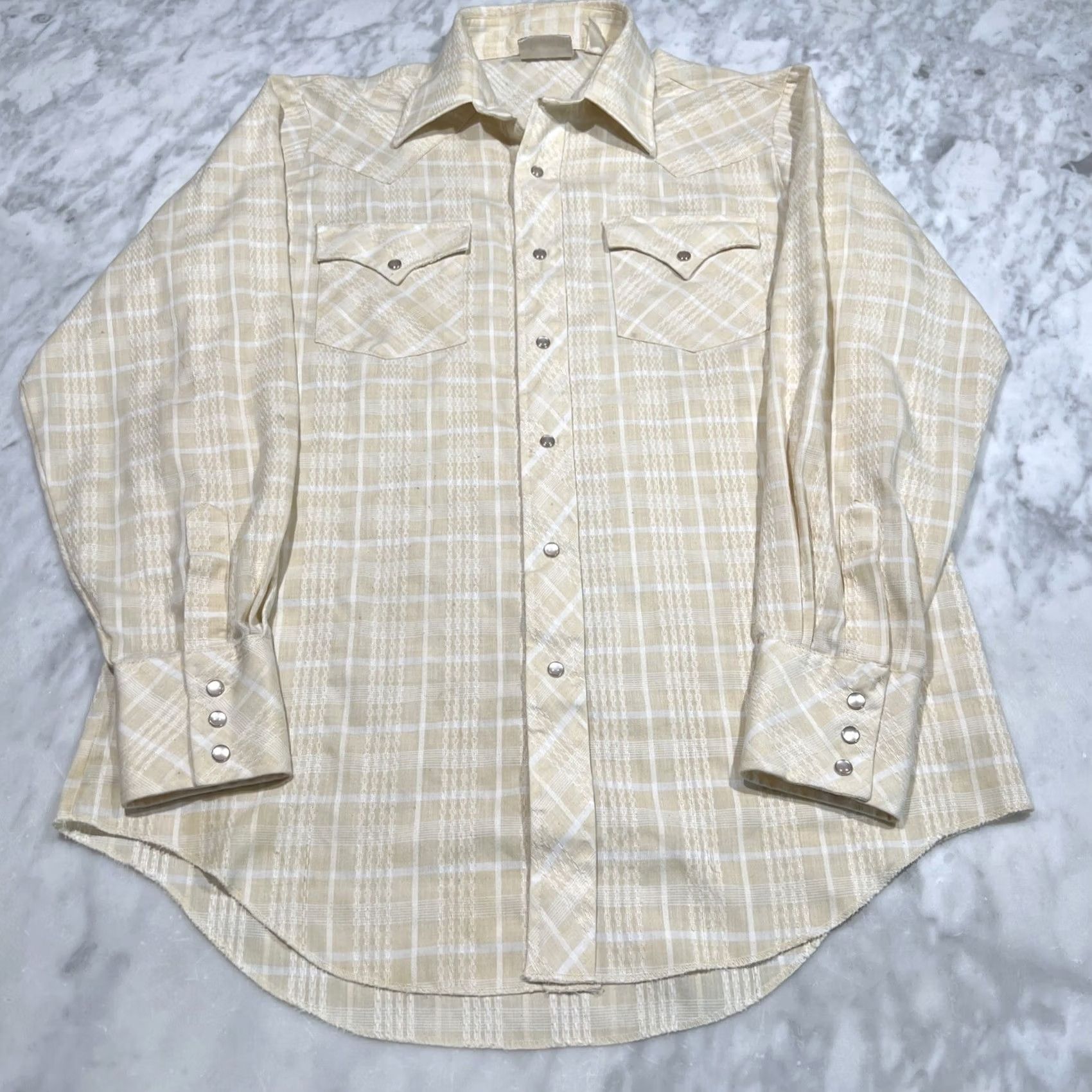 Vintage VINTAGE Dan River DR Westerns Shirt Mens Large Sleeve Pearl Snap Plaid Casual Size US L / EU 52-54 / 3 - 2 Thumbnail
