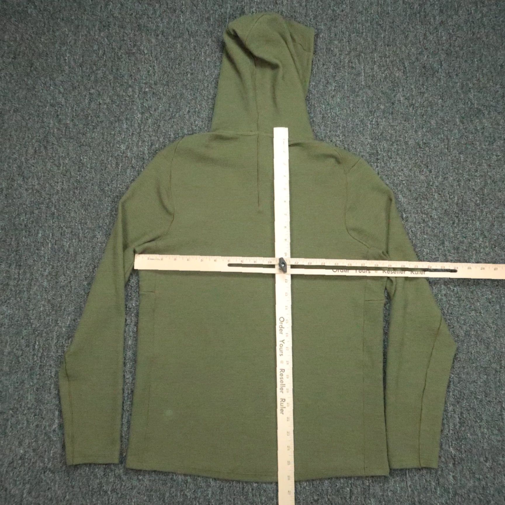 Lululemon Lululemon Hoodie Mens Small Green Shift Stitch Pullover Long Sleeve Textured Size US S / EU 44-46 / 1 - 4 Thumbnail
