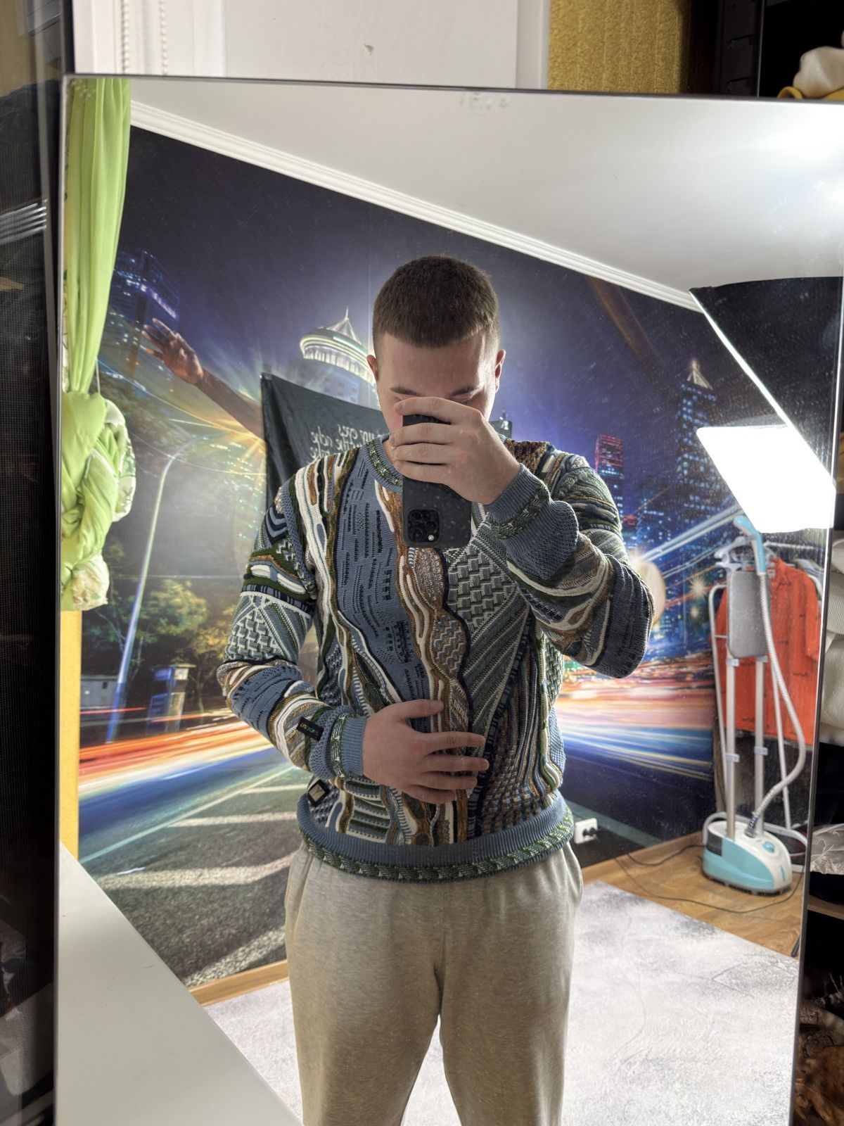 Carlo Colucci 🔥VINTAGE CARLO COLUCCI COOGI STYLE 3D KNIT SWEATER Size US L / EU 52-54 / 3 - 12 Thumbnail
