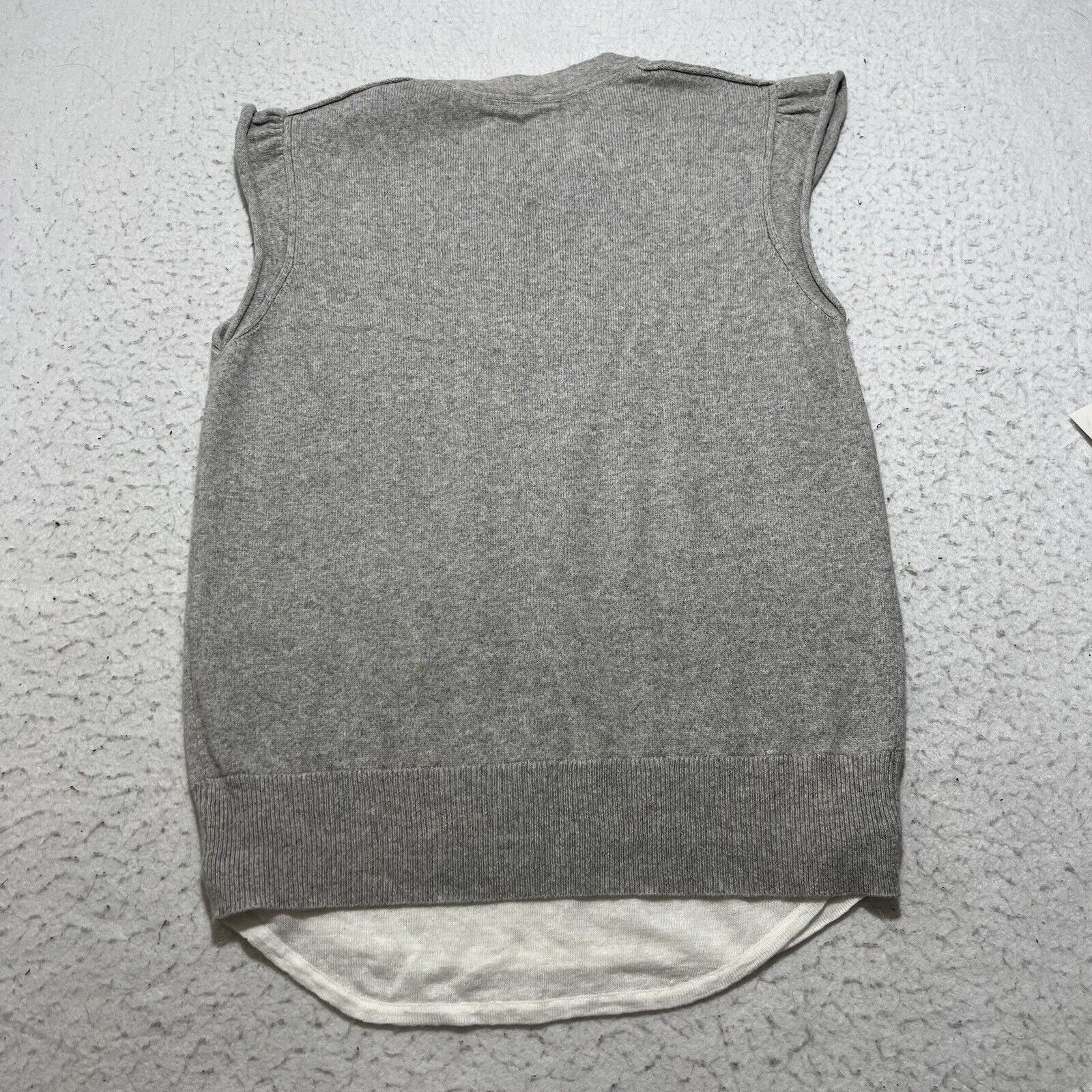 Brochu Walker Brochu Walker XS Cashmere Crewneck Sweater Vest Gray Size XS / US 0-2 / IT 36-38 - 10 Thumbnail