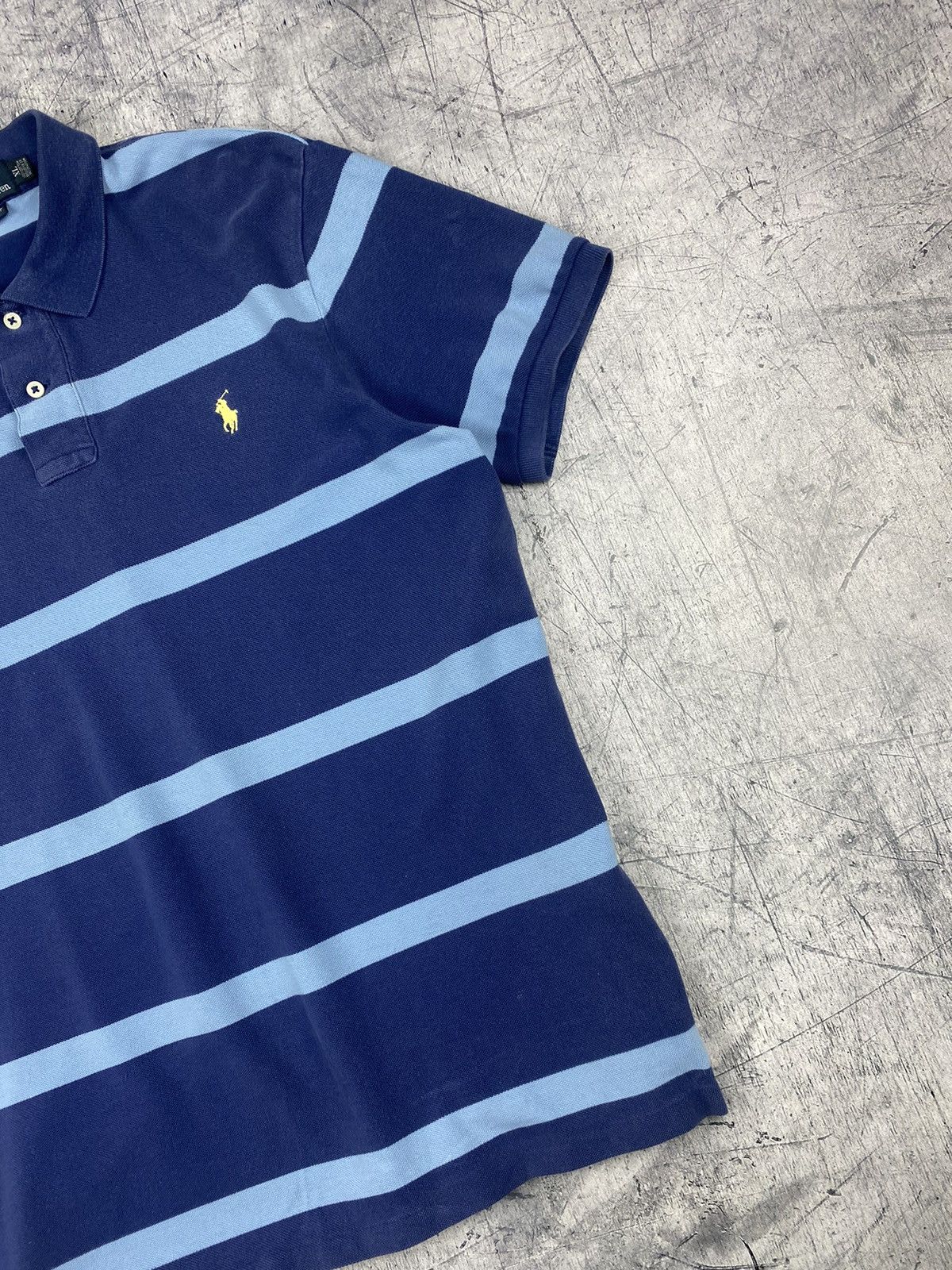 Polo Ralph Lauren Vintage Ralph Lauren Striped Polo Shirt Size US XL / EU 56 / 4 - 4 Thumbnail