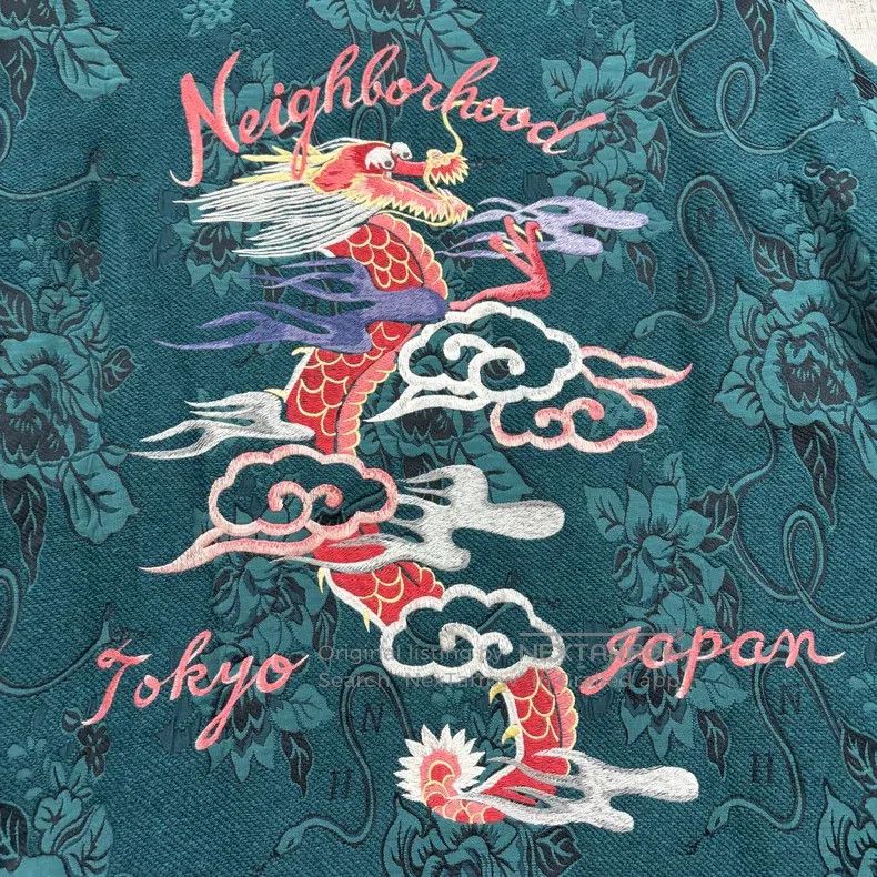 Neighborhood Neighborhood Brocade Embroidered Dragon Jacket Size US L / EU 52-54 / 3 - 7 Thumbnail