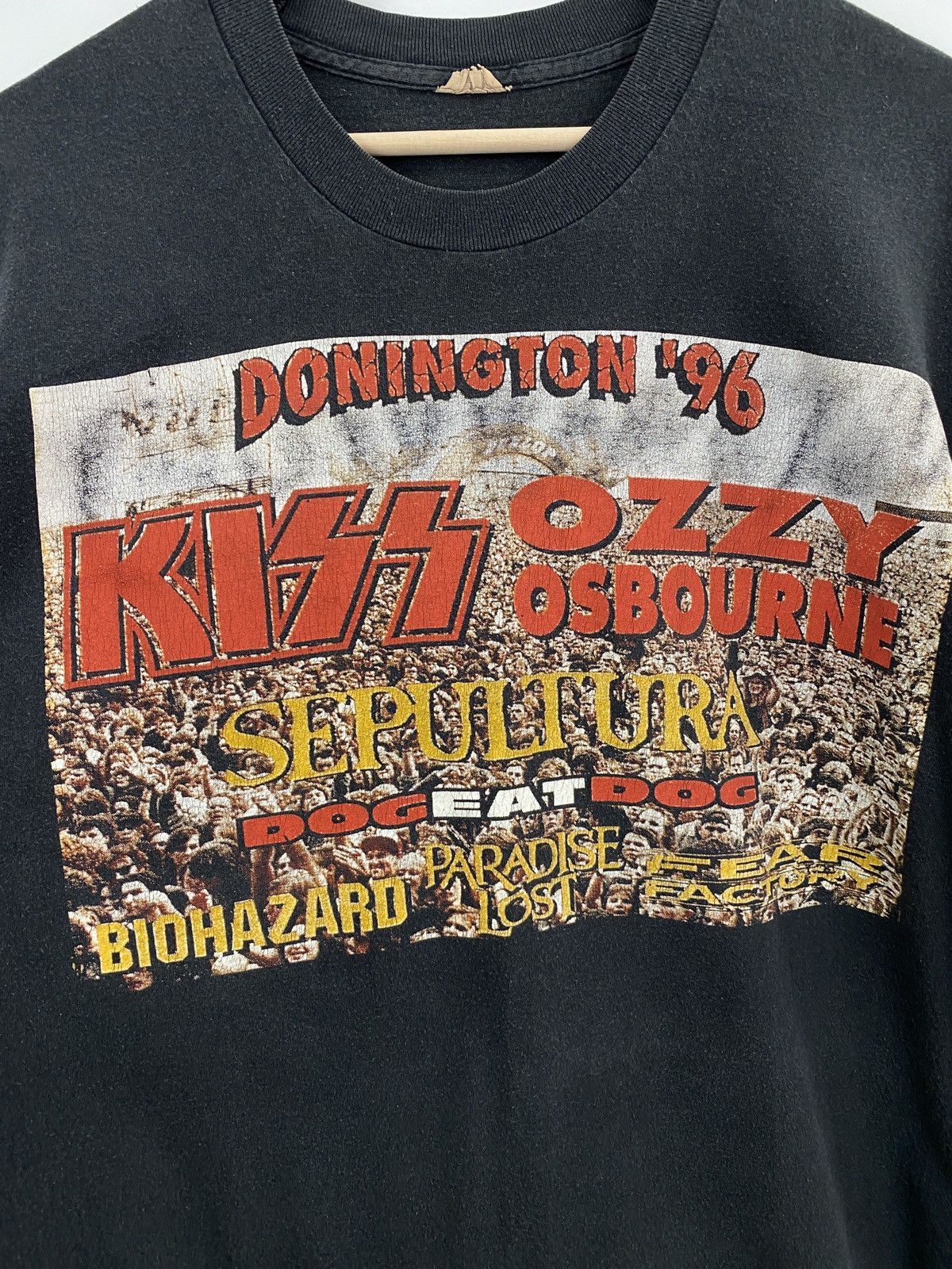 Band Tees × KISS × Ozzy Osbourne Vintage 1996 Kiss Ozzy Osbourne Sepultura dog eat dog rock Size US XL / EU 56 / 4 - 4 Thumbnail