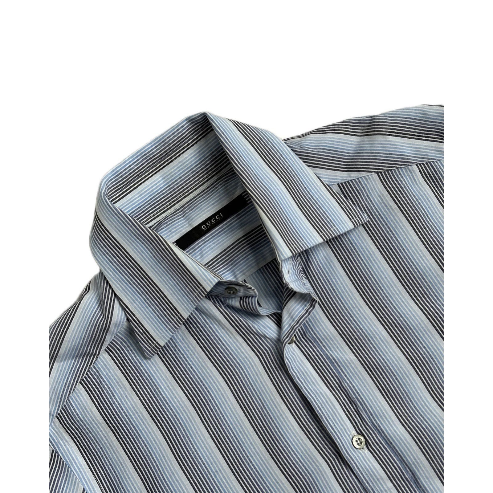 Gucci Gucci by Tom Ford Striped Button Up Shirt Size US S / EU 44-46 / 1 - 2 Thumbnail