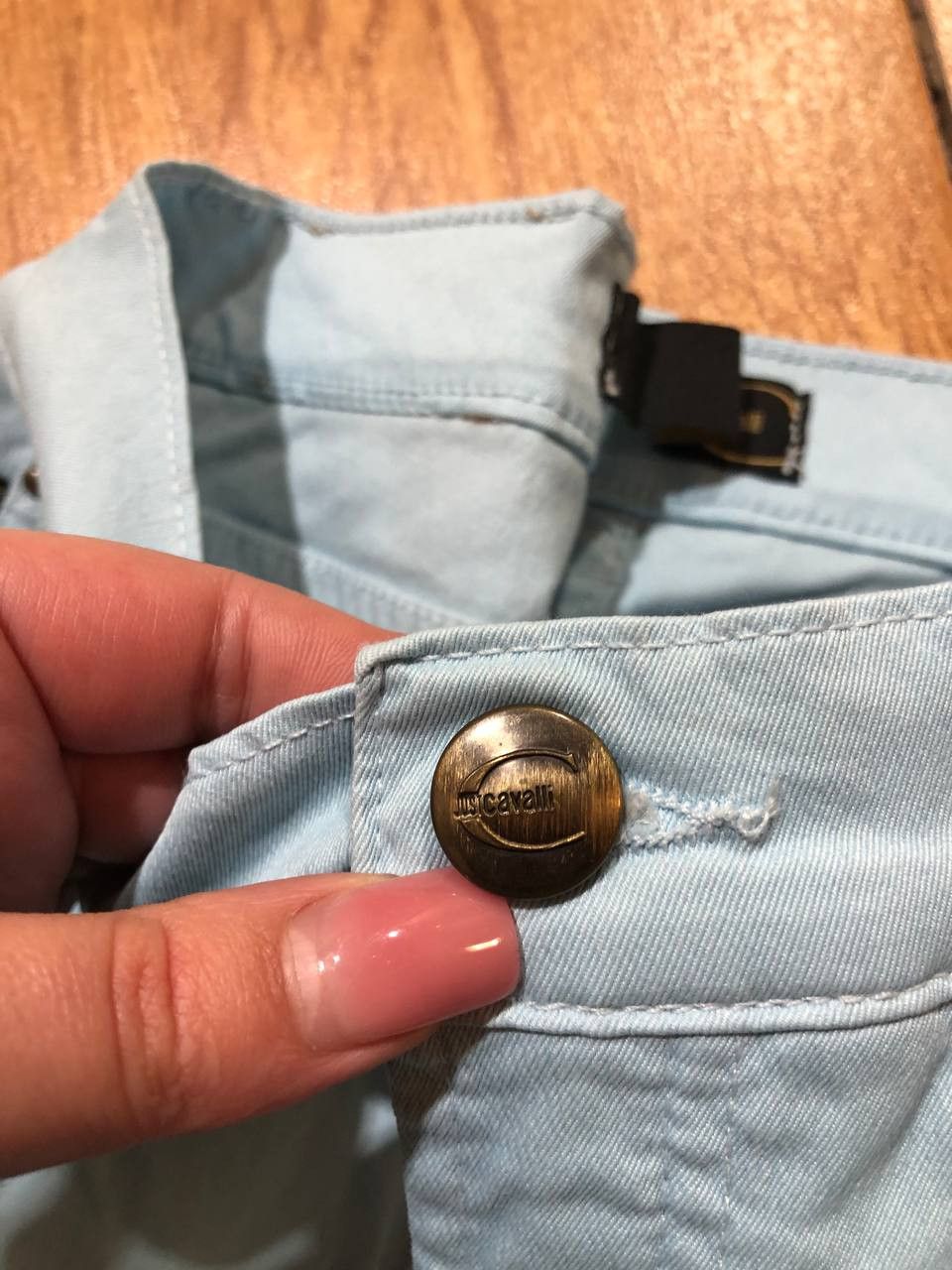 Just Cavalli Vintage Just Cavalli Jeans Boot Cut Stretch Light Wash Size 27" / US 4 / IT 40 - 6 Thumbnail