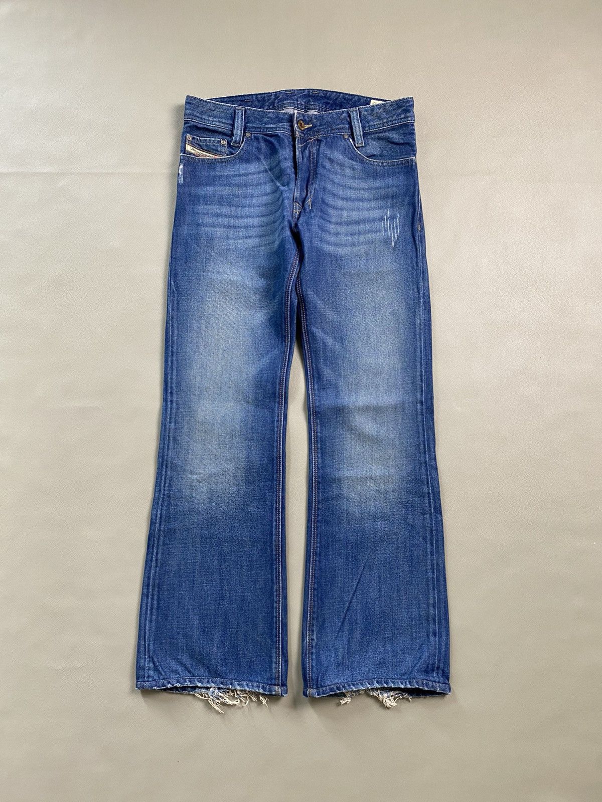 Diesel Blue Jeans 2000s Diesel Bootcut Wash Denim Ifsixwasnine