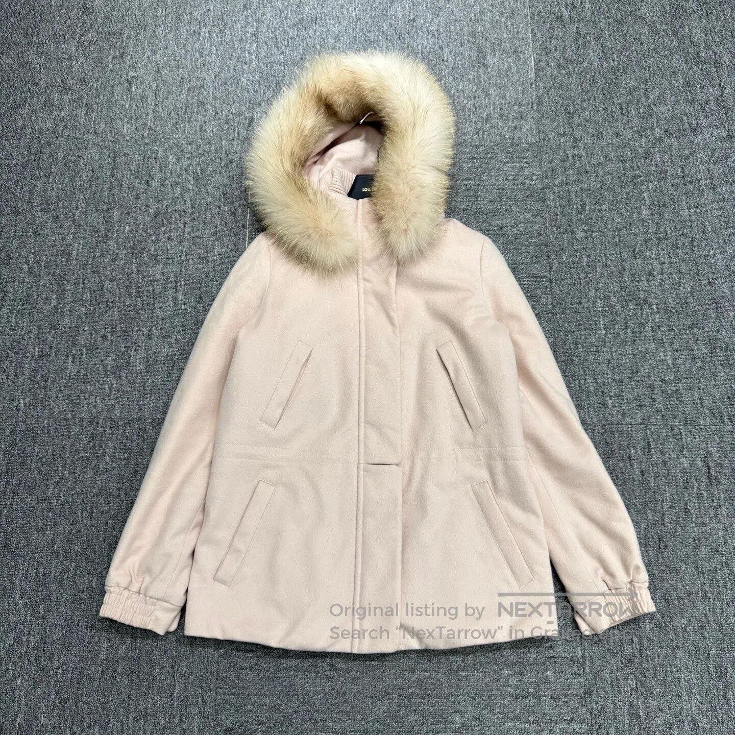 Loro Piana LORO PIANA Fox fur-lined cashmere jacket| Size M / US 6-8 / IT 42-44 - 1 Thumbnail