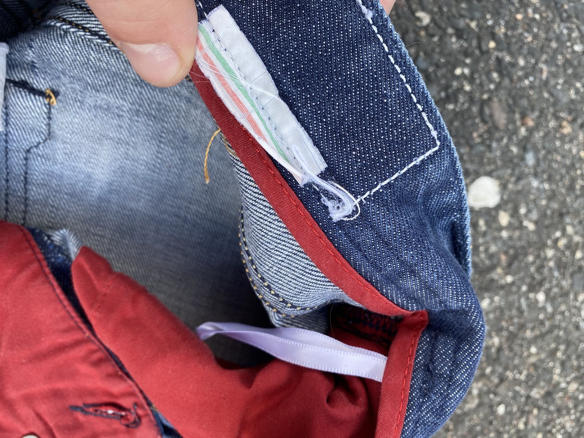 Designer SARTORIA TRAMAROSSA hand made Italy Selvedge Raw Denim Size US 32 / EU 48 - 18 Thumbnail