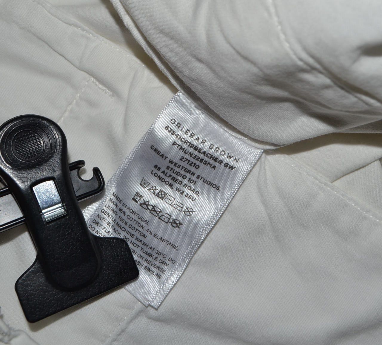 Orlebar Brown Orlebar Brown Size XL Men Pocket Shorts White Cotton Size US 38 / EU 54 - 10 Thumbnail