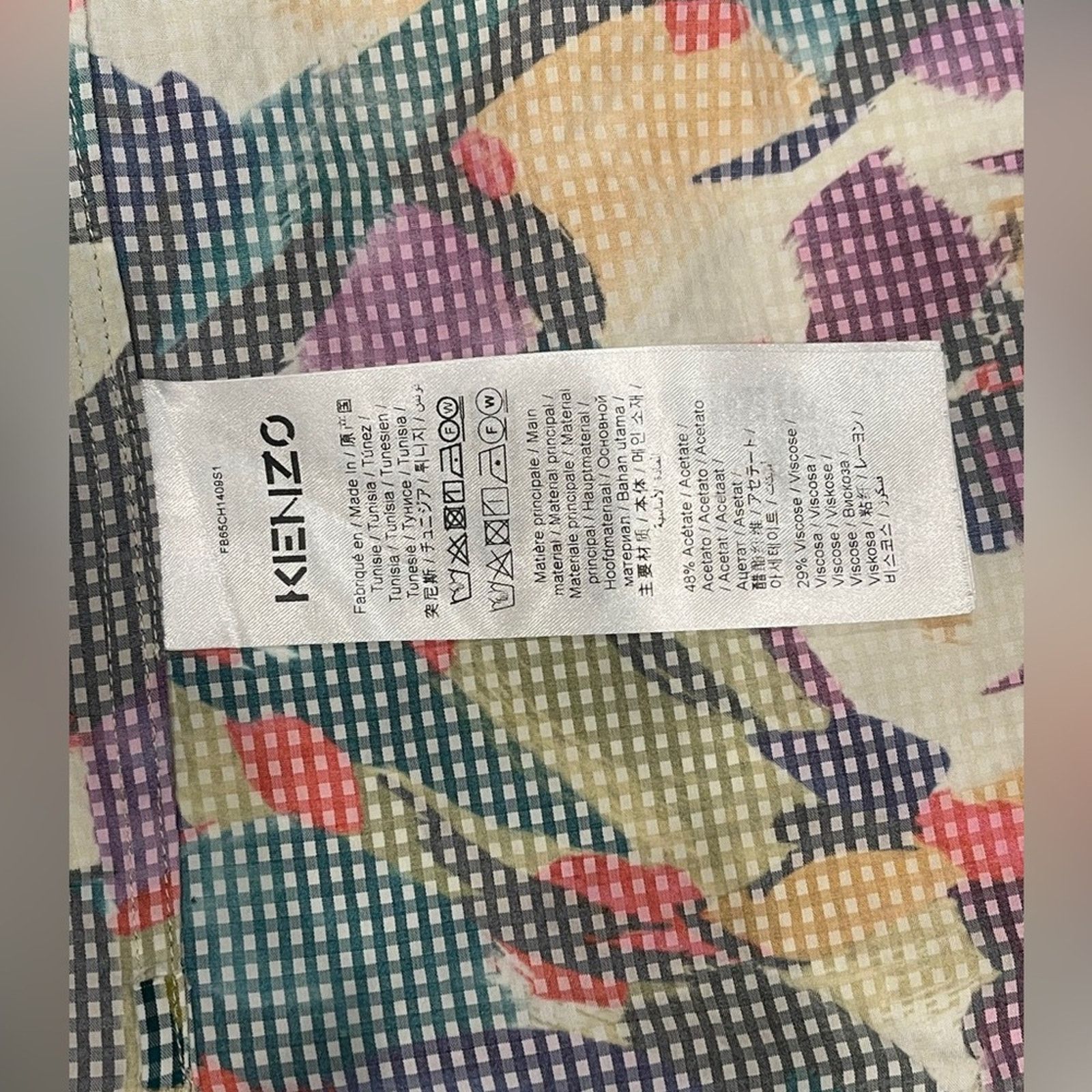 Kenzo Kenzo Multicolor Floral Men's Shirt Size:S Size US S / EU 44-46 / 1 - 7 Thumbnail