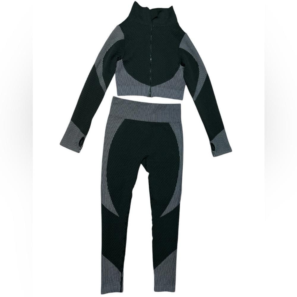Designer 3 Women's Activewear Sets - Black, Grey, and Olive Green Size ONE SIZE - 5 Thumbnail