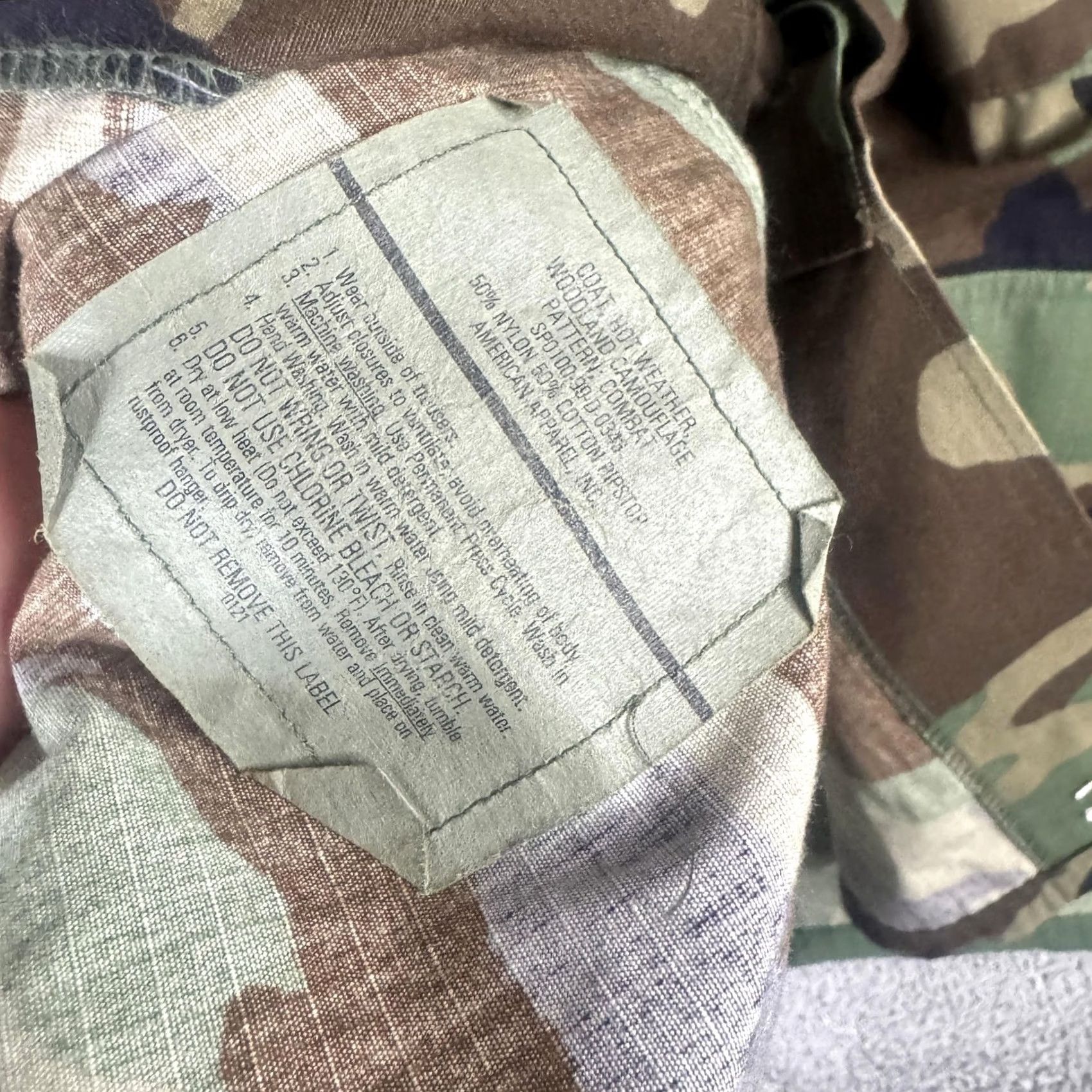 American Apparel VINTAGE American Apparel Jacket Mens L Green Camo US Army BDU Combat Button Front Size US L / EU 52-54 / 3 - 7 Thumbnail