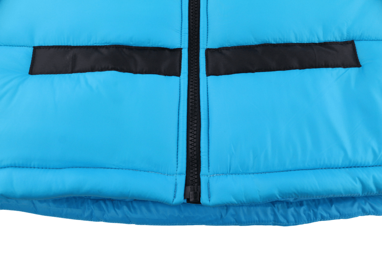 The North Face HIMALAYAN M Blue High Neck Quilted Puffer 81677 Size US M / EU 48-50 / 2 - 13 Thumbnail
