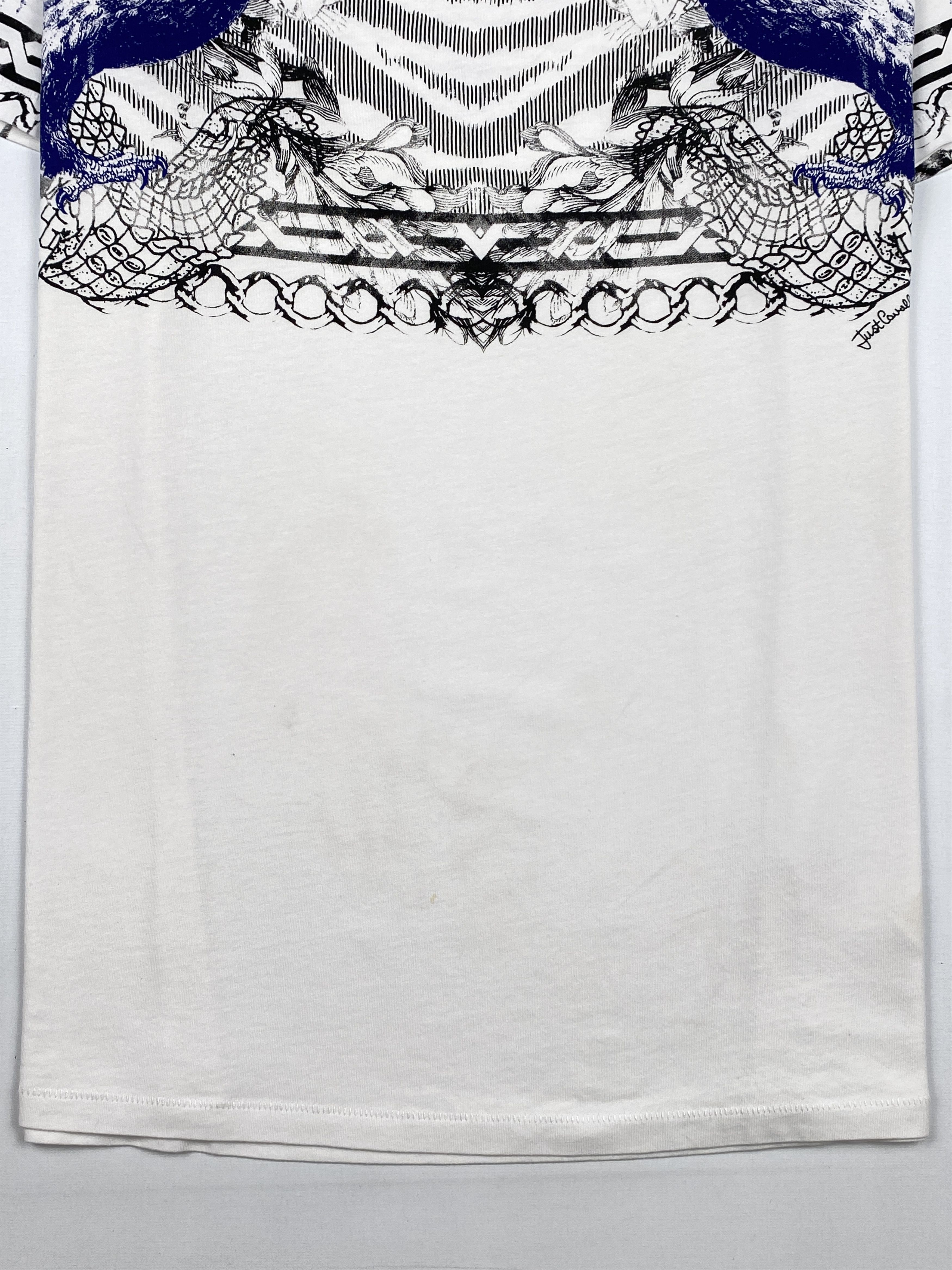 Just Cavalli Baroque Style Eagle Print T-Shirt Size US M / EU 48-50 / 2 - 4 Thumbnail