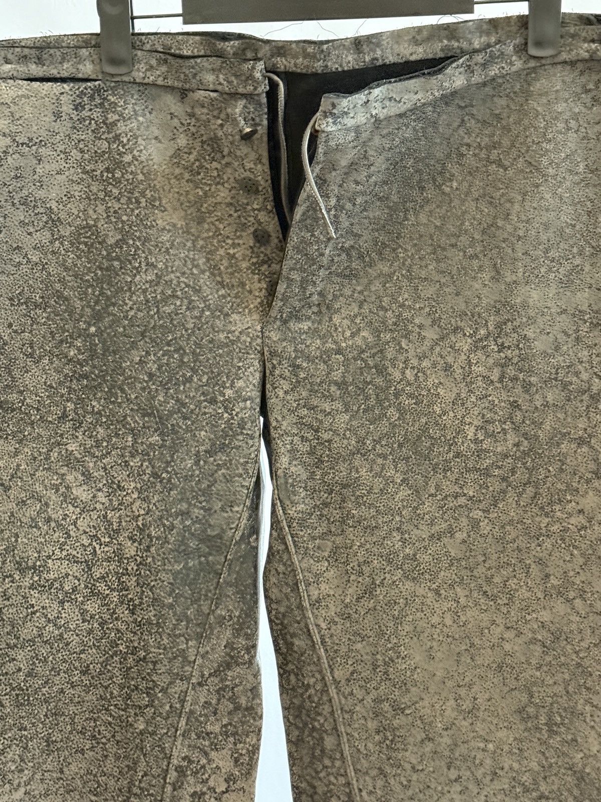 Carpe Diem C Diem Distressed Leather Pants Size US 34 / EU 50 - 2 Thumbnail