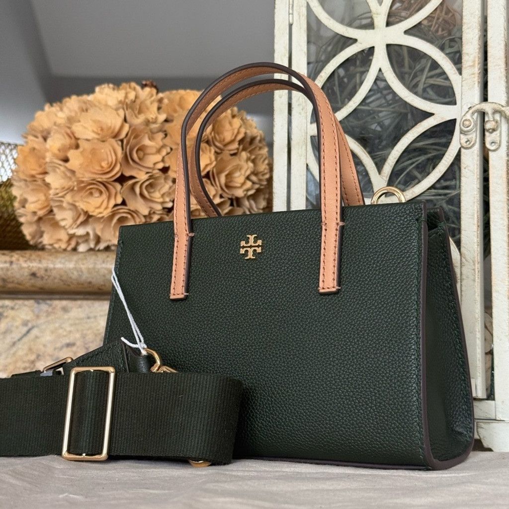 Tory Burch Tory Burch Blake mini tote in basil color Size ONE SIZE - 2 Thumbnail