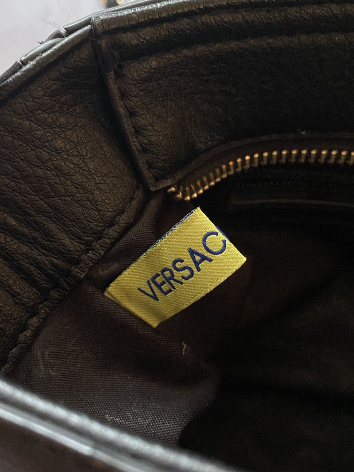 Versace × Versace Jeans Couture Versace Jeans Vintage Leather Shoulder Bag Luxury style Size ONE SIZE - 4 Thumbnail