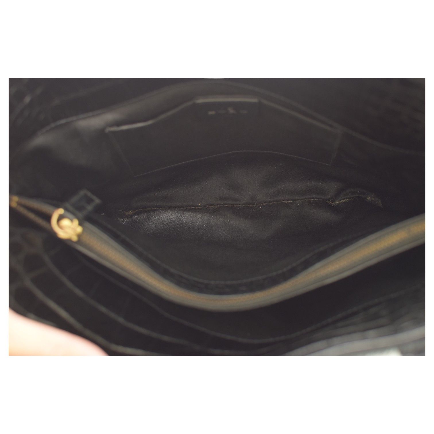 Etro ETRO Black Fur & Leather Tote Shoulder Bag Size ONE SIZE - 14 Thumbnail