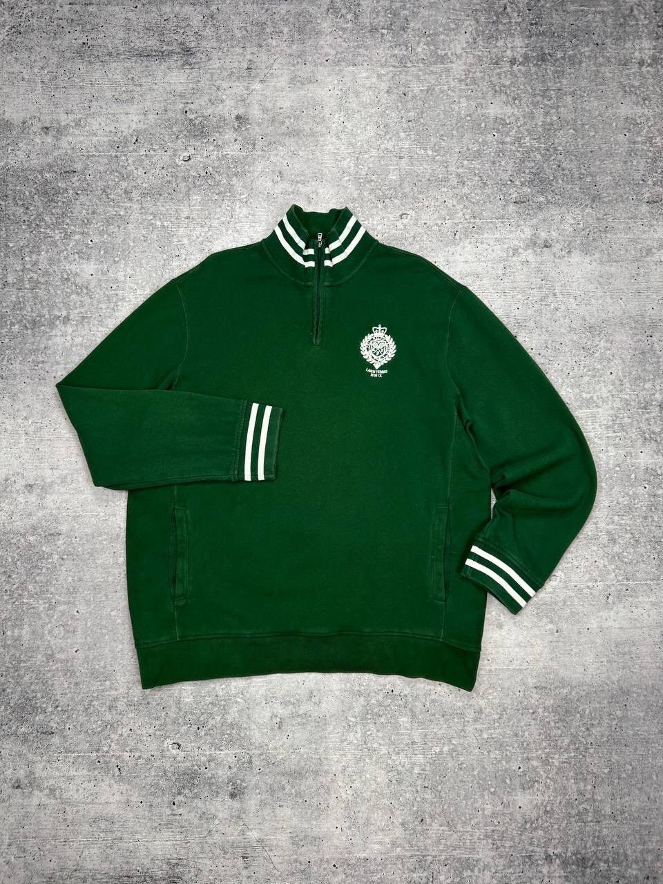 Polo Ralph Lauren × Vintage Vintage Polo Ralph Lauren 90’s Y2K Style 1/3 Zip Sweatshirt Size US XL / EU 56 / 4 - 1 Thumbnail