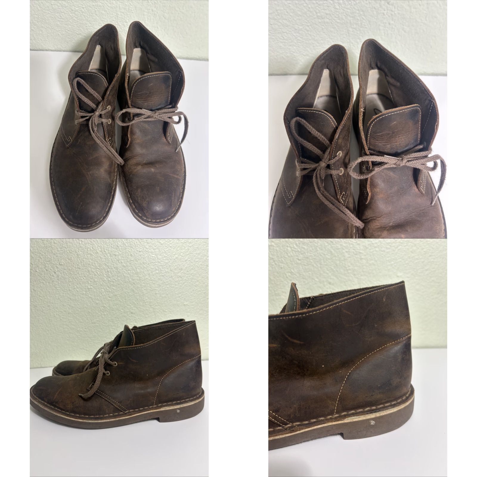 Clarks Clarks Desert Boot Men’s Brown Leather Mid Top Casual Fashion Boots Size 10 Brown Leather Desert Boot Mens 10 Shoes Size US M / EU 48-50 / 2 - 8 Thumbnail