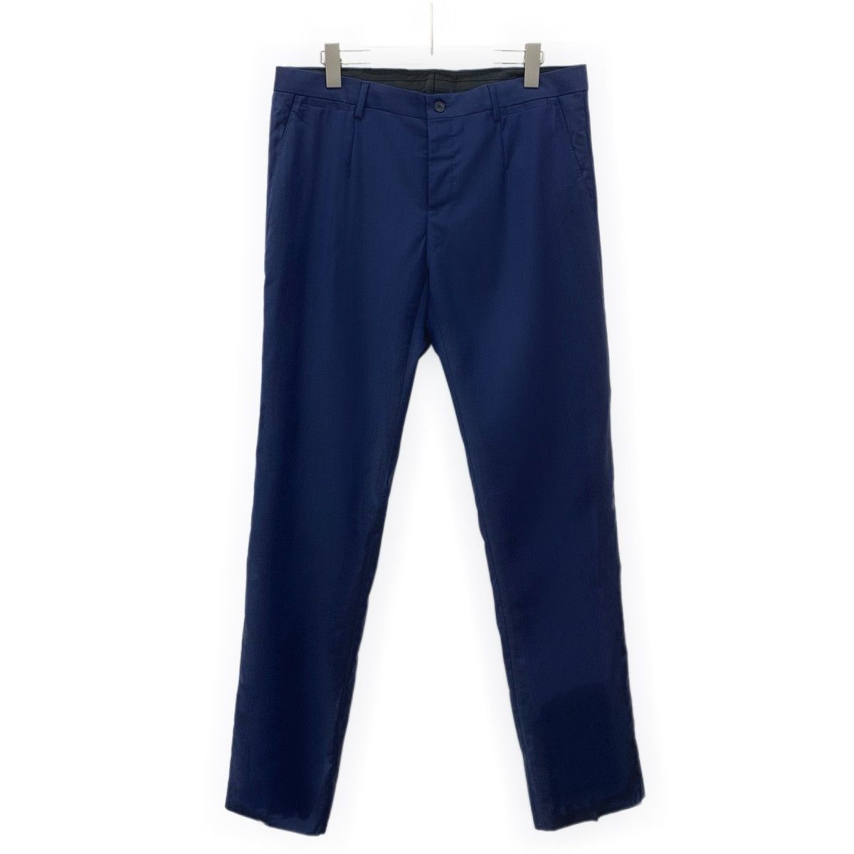 Dolce & Gabbana Dolce Gabbana Dark Blue Wool Casual Suit Trousers K26WX Size US 36 / EU 52 - 1 Thumbnail