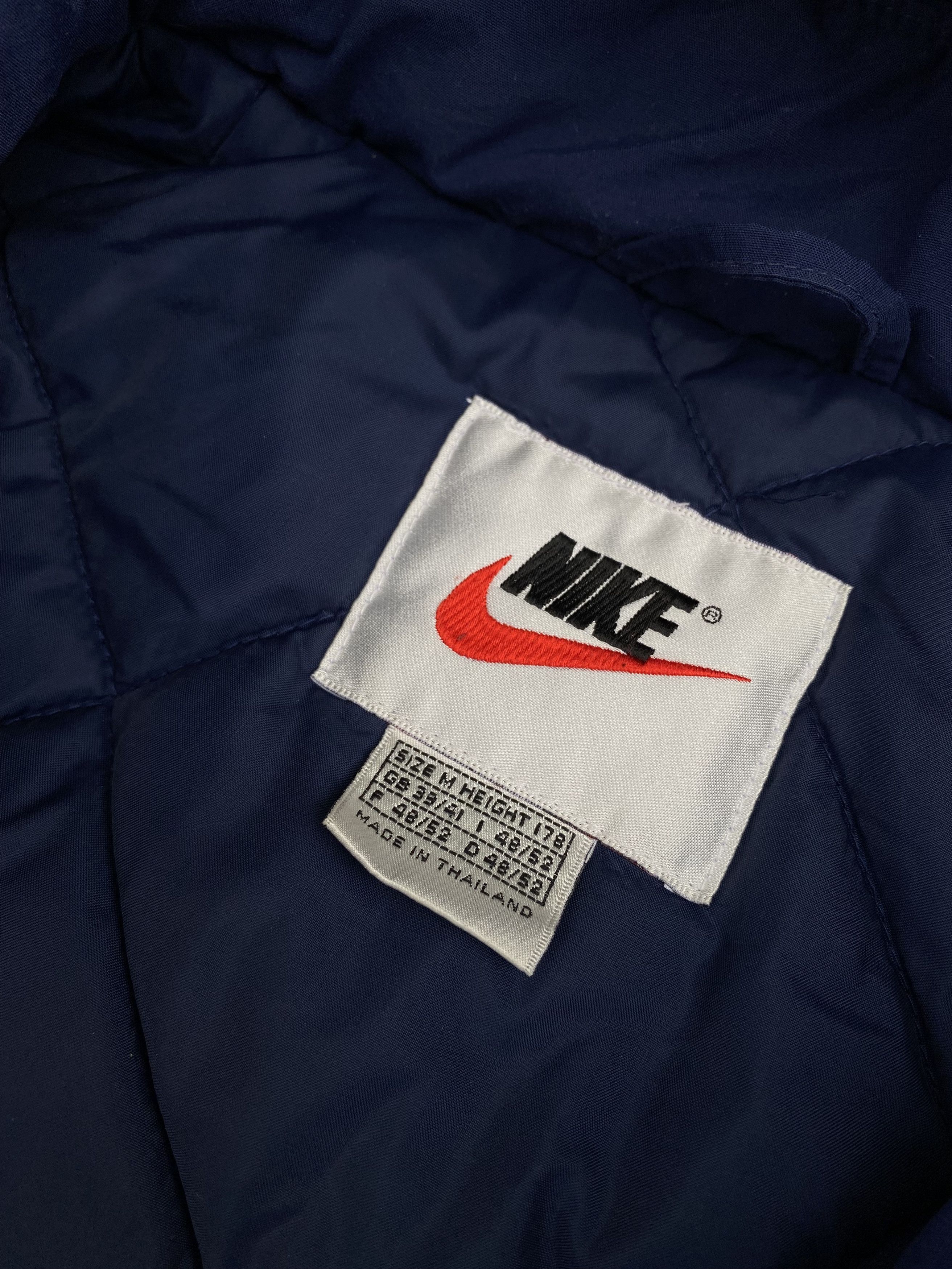 Nike × Vintage Vintage 90s Nike Jakcet Insulated Big Swoosh Parka Size US M / EU 48-50 / 2 - 8 Thumbnail
