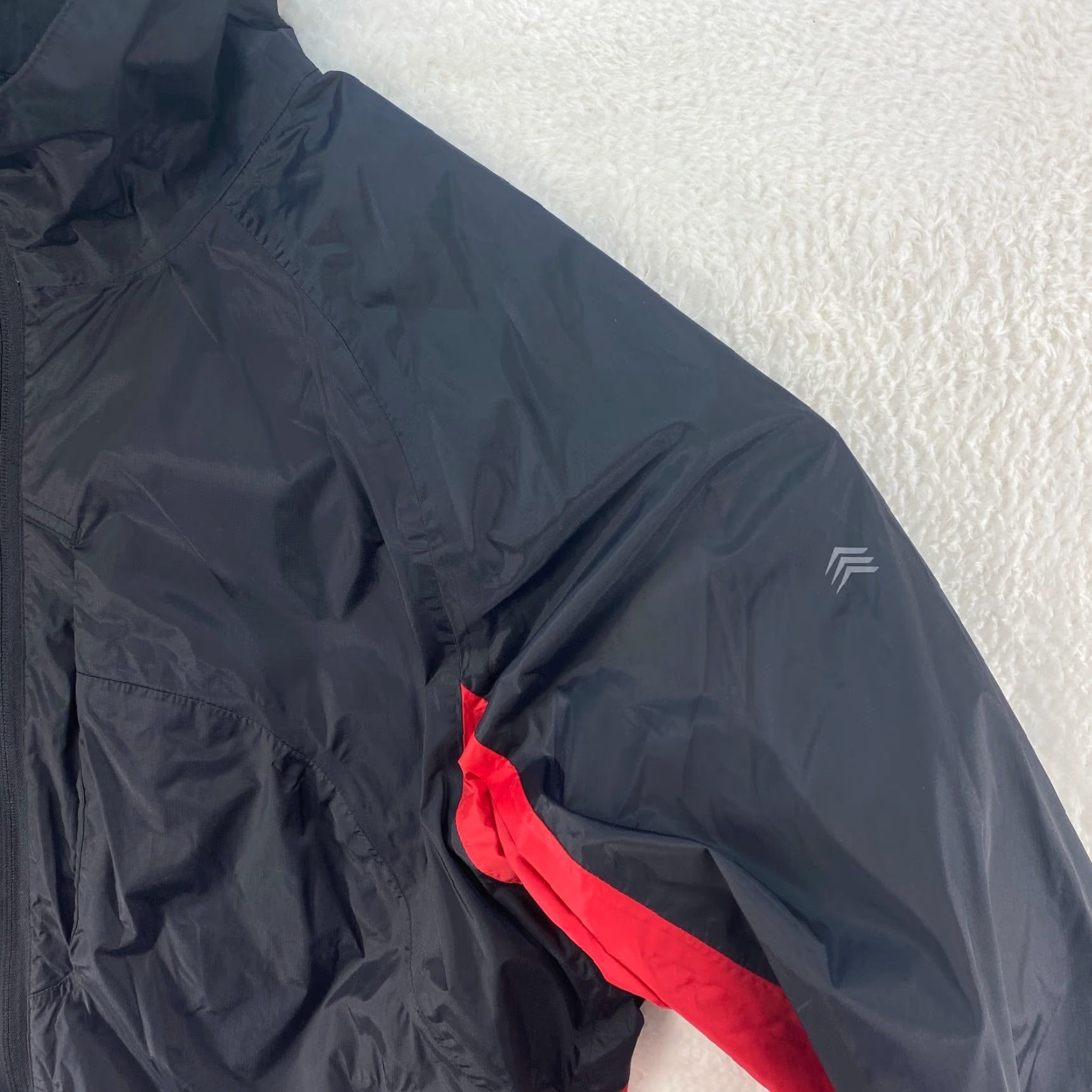 Vintage New Solaris Waterproof Breathable Rain Jacket Windbreaker Red Black Mens Large Size US L / EU 52-54 / 3 - 5 Thumbnail