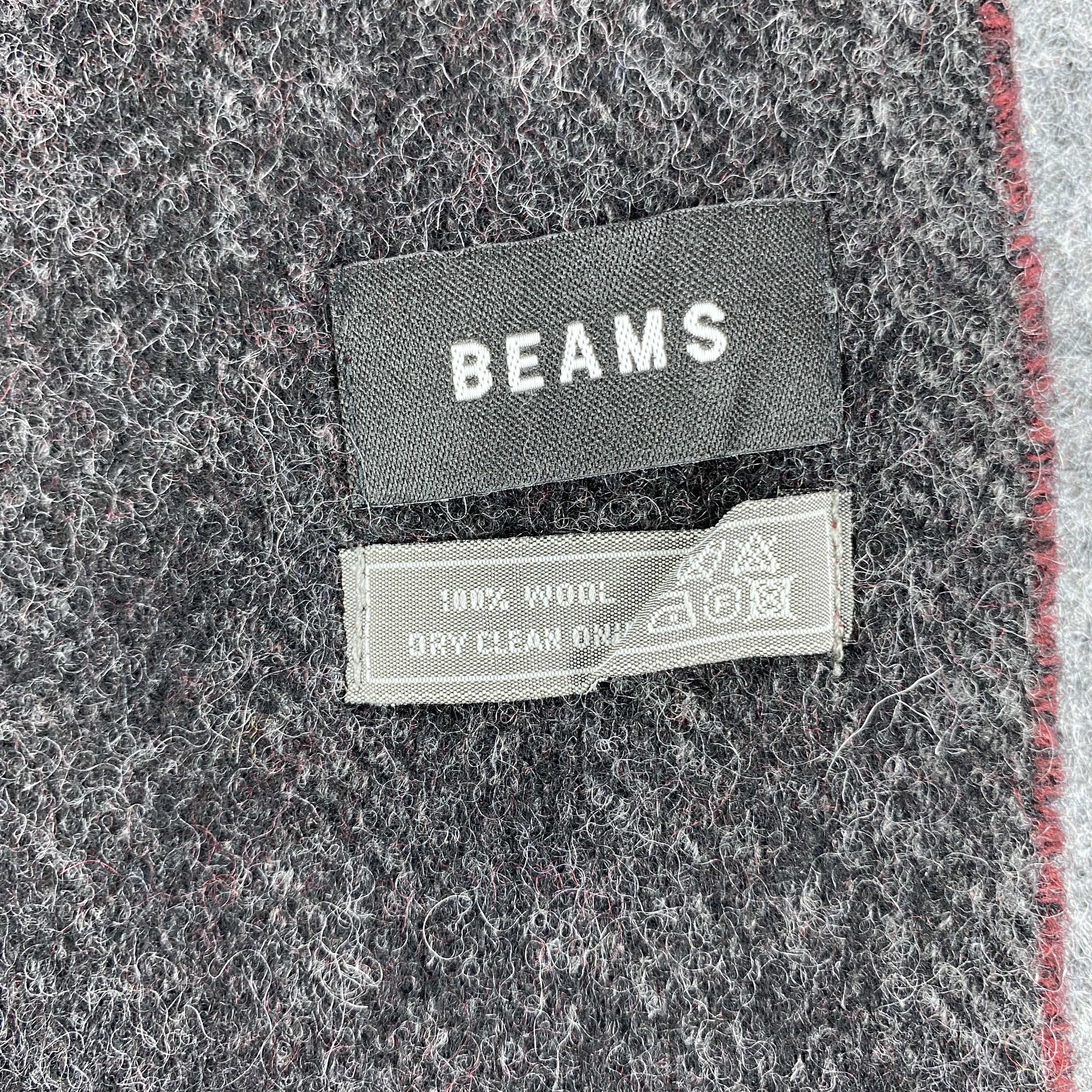 Beams Plus × Vintage GF10652 Beam Scarf Neck Wear Muffler Nova Check Size ONE SIZE - 2 Thumbnail