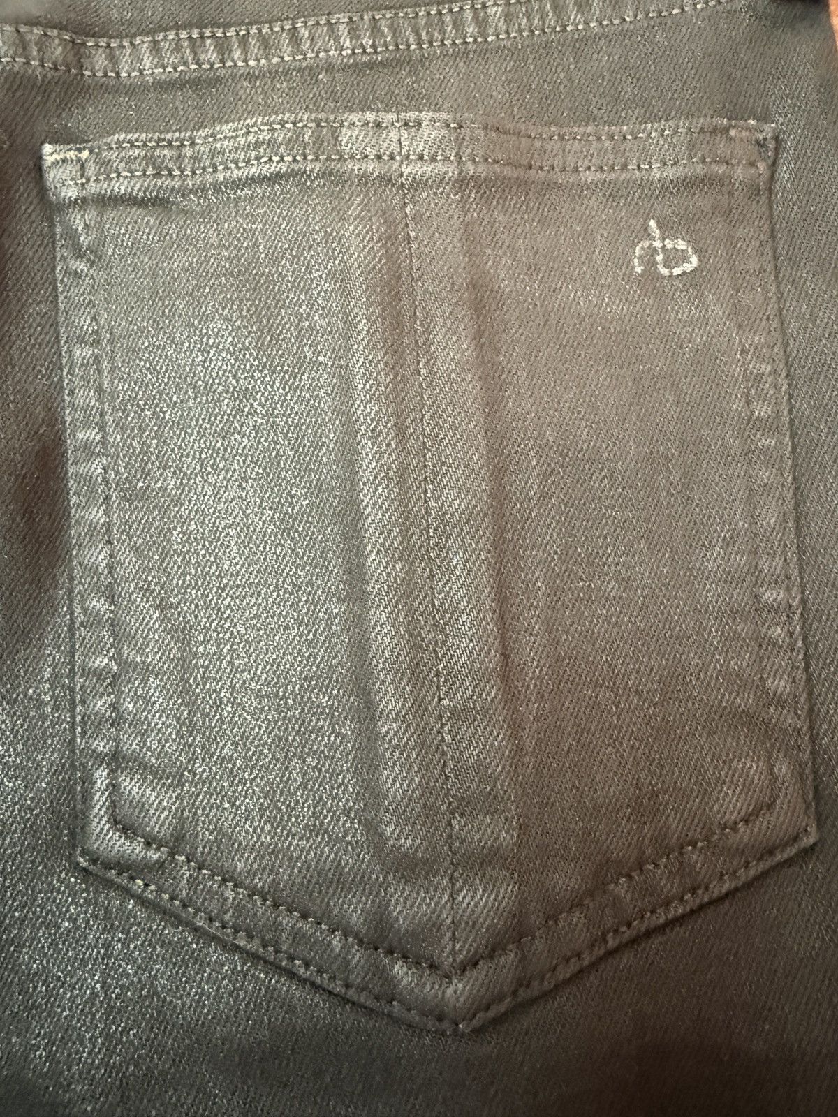 Rag & Bone Rag & Bone Nina Coated Black High-Rise Ankle Skinny Jean Size 27" / US 4 / IT 40 - 10 Thumbnail