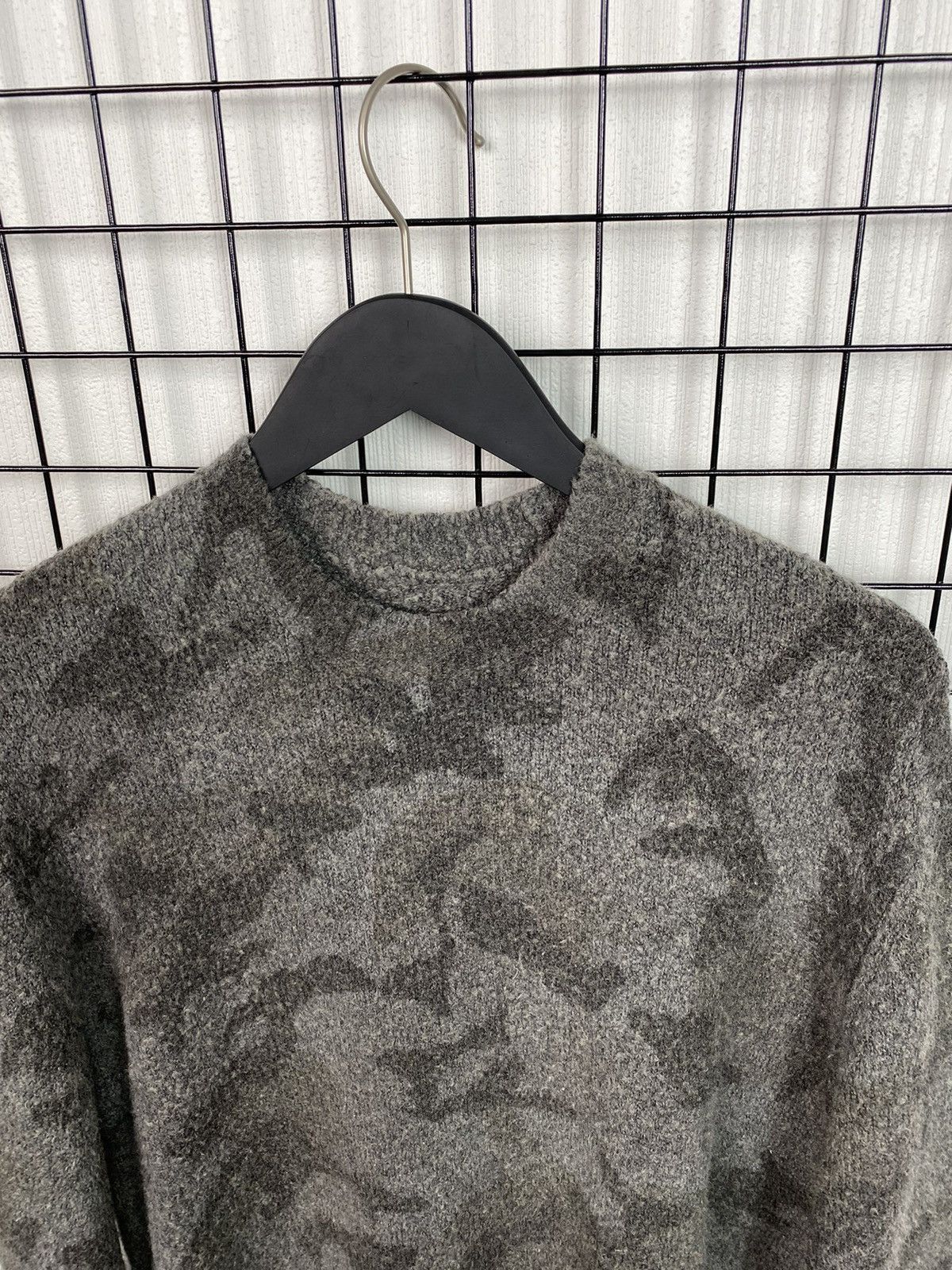 Allsaints × Designer AllSaints Camo sweater mohair men M size y2k Avant-garde Size US M / EU 48-50 / 2 - 13 Thumbnail