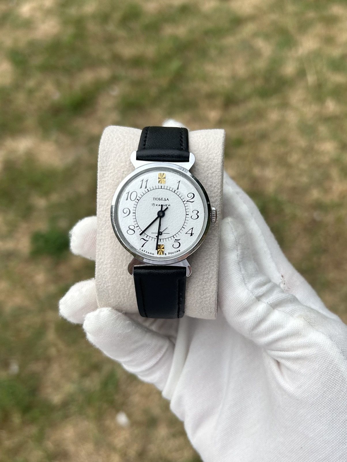 Vintage Vintage Watch Pobeda Mechanical Authentic 2000s Size ONE SIZE - 9 Thumbnail