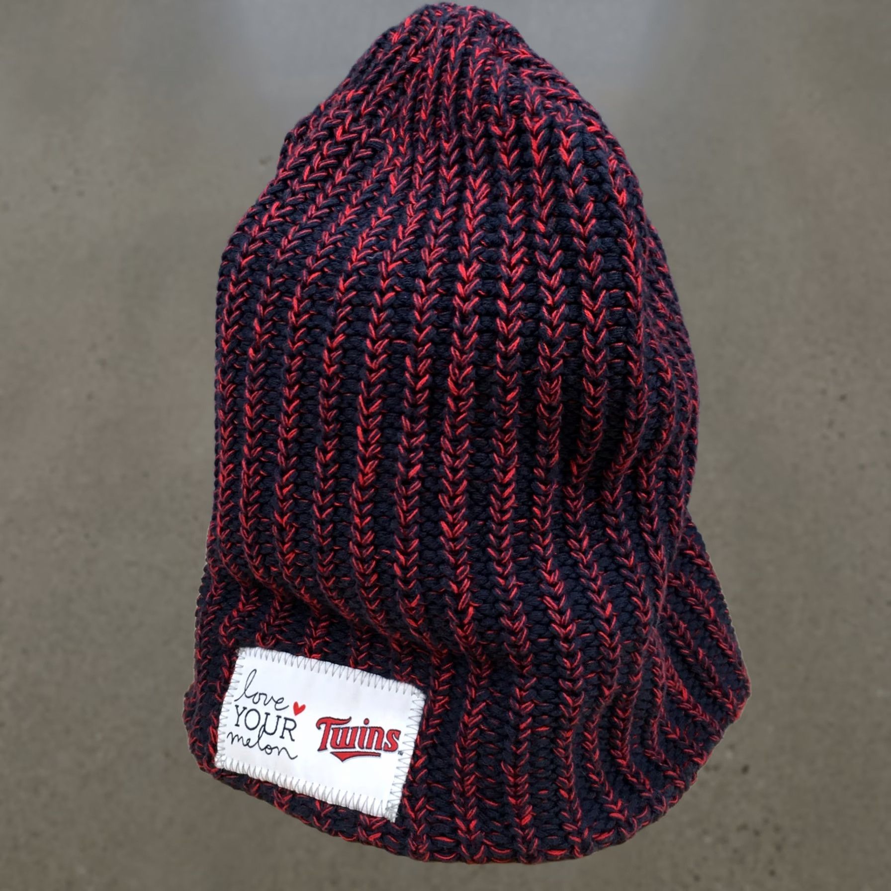 Twins Love Your Melon Minnesota Twins Winter Beanie Hat Unisex One Size Knitted Purple Size ONE SIZE - 1 Thumbnail