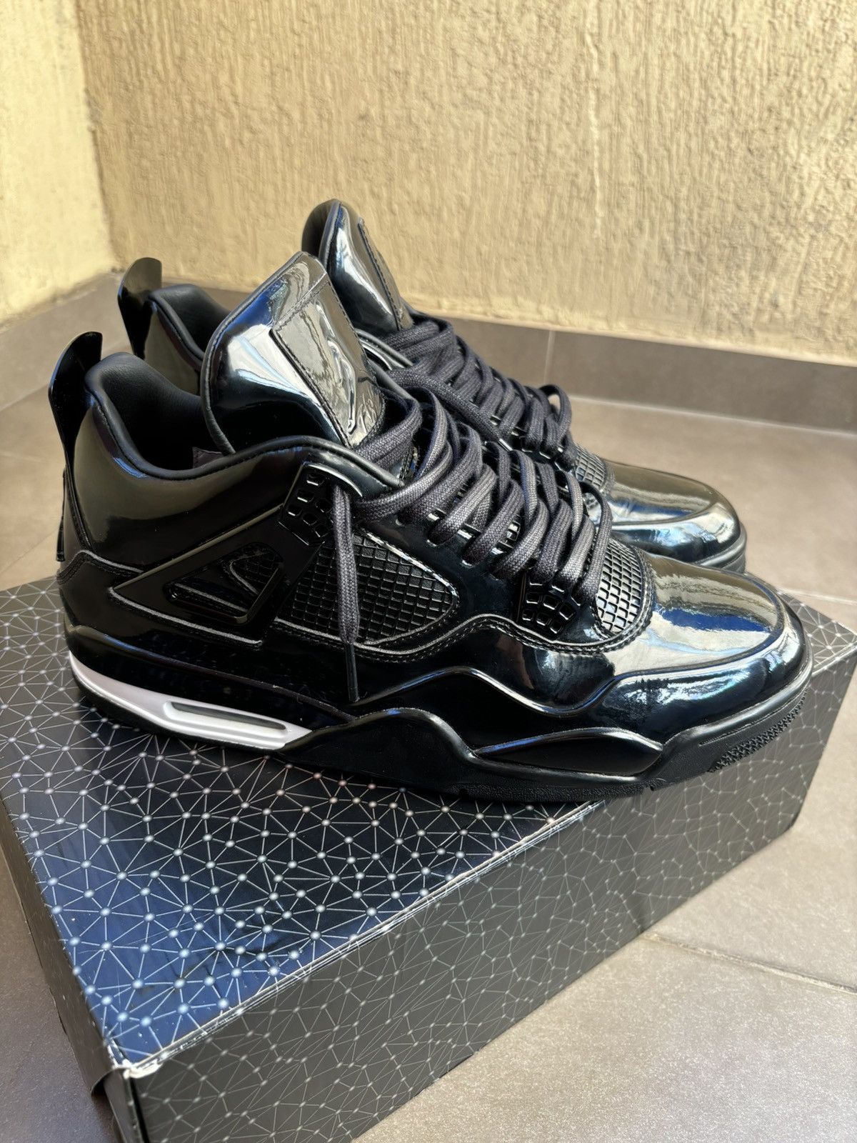 Jordan Brand Air Jordan 4 Retro ‘11Lab4 - Black’ Size US 11 / EU 44 - 8 Thumbnail
