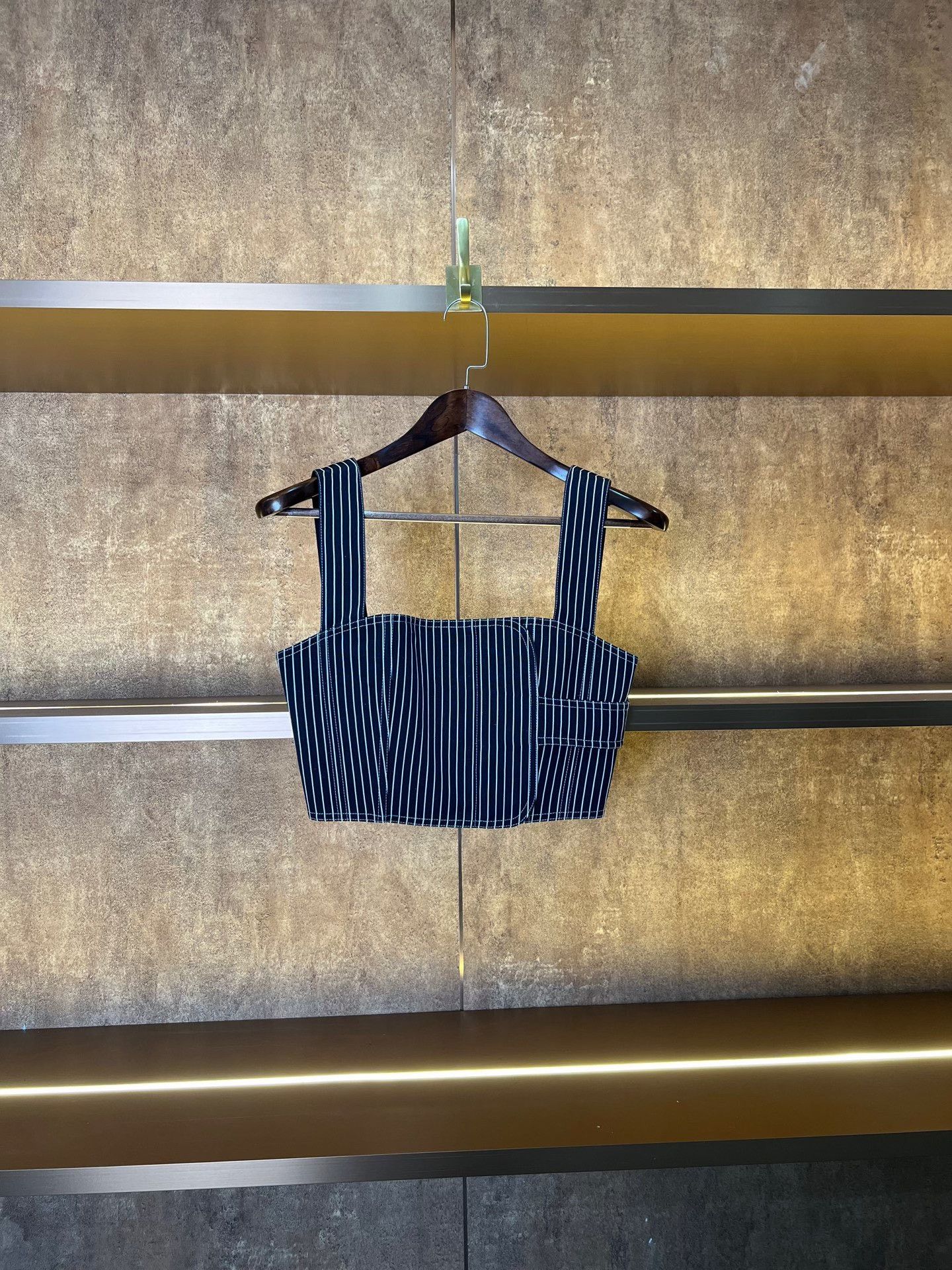 Dior Dior Striped Cropped Tank Top Size XS / US 0-2 / IT 36-38 - 1 Thumbnail
