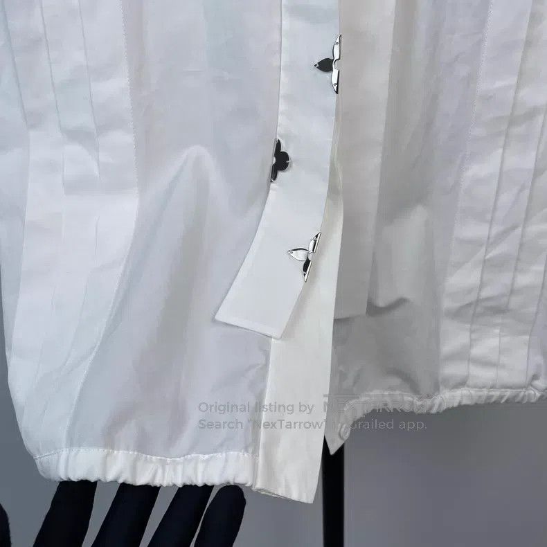 Louis Vuitton Louis Vuitton Monogram Floral Women's Ribbon Bow Tie White Size S / US 4 / IT 40 - 3 Thumbnail