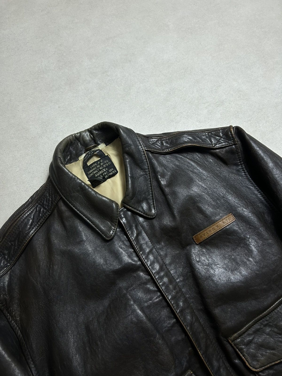 Other Rare Vintage 1991 Avirex A-2 Flight Jacket Size US L / EU 52-54 / 3 - 9 Thumbnail