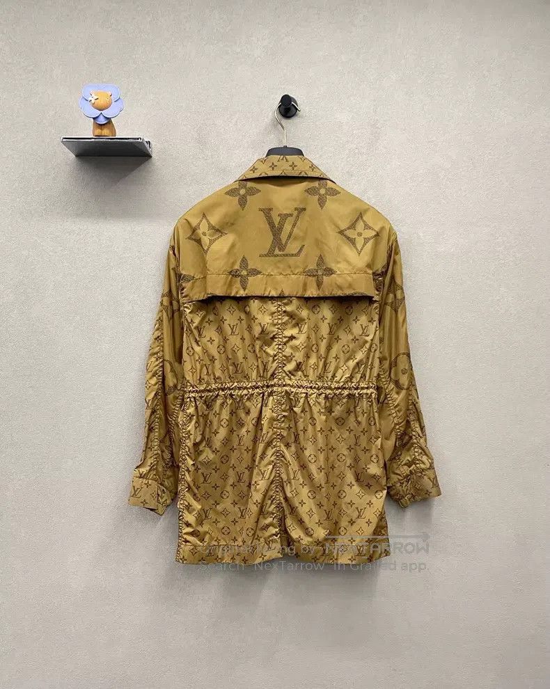 Louis Vuitton Louis Vuitton Full print coffee brown jacket Size XXS / US 00 / IT 34 - 2 Thumbnail