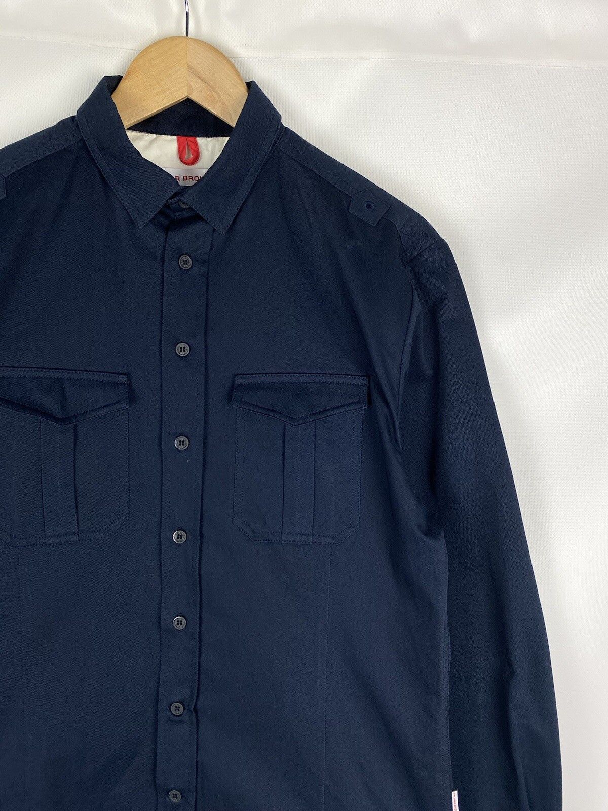Orlebar Brown Orlebar Brown Men’s Long Sleeve Overshirt Jacket L Navy Blue Size US L / EU 52-54 / 3 - 5 Thumbnail