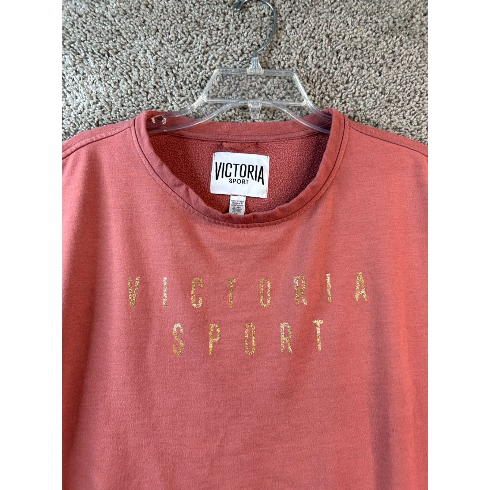 Victoria's Secret Victoria's Secret Sport Sweatshirt Womens Small Pink Pullover Crewneck Logo Casual Size S / US 4 / IT 40 - 3 Thumbnail