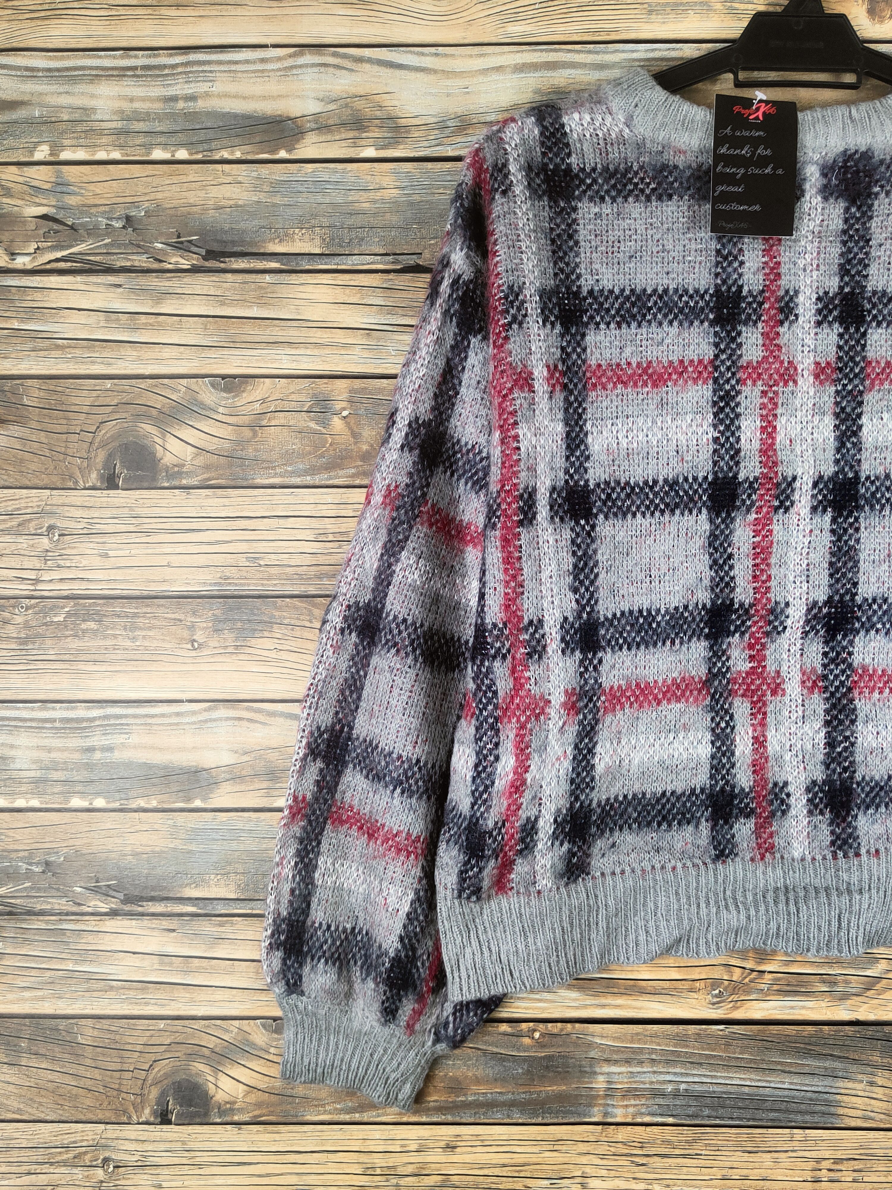 Japanese Brand DL Petit Flew Gray Knitwear Sweatshirts #46-123 Size M / US 6-8 / IT 42-44 - 8 Thumbnail