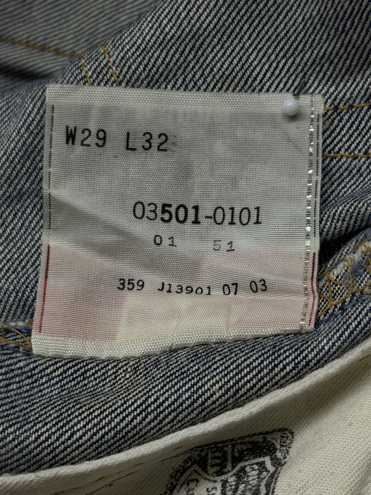 Levi's Vintage Levi’s 501 Japanese Denim Jeans | Straight Fit | W28 Size US 28 / EU 44 - 15 Thumbnail
