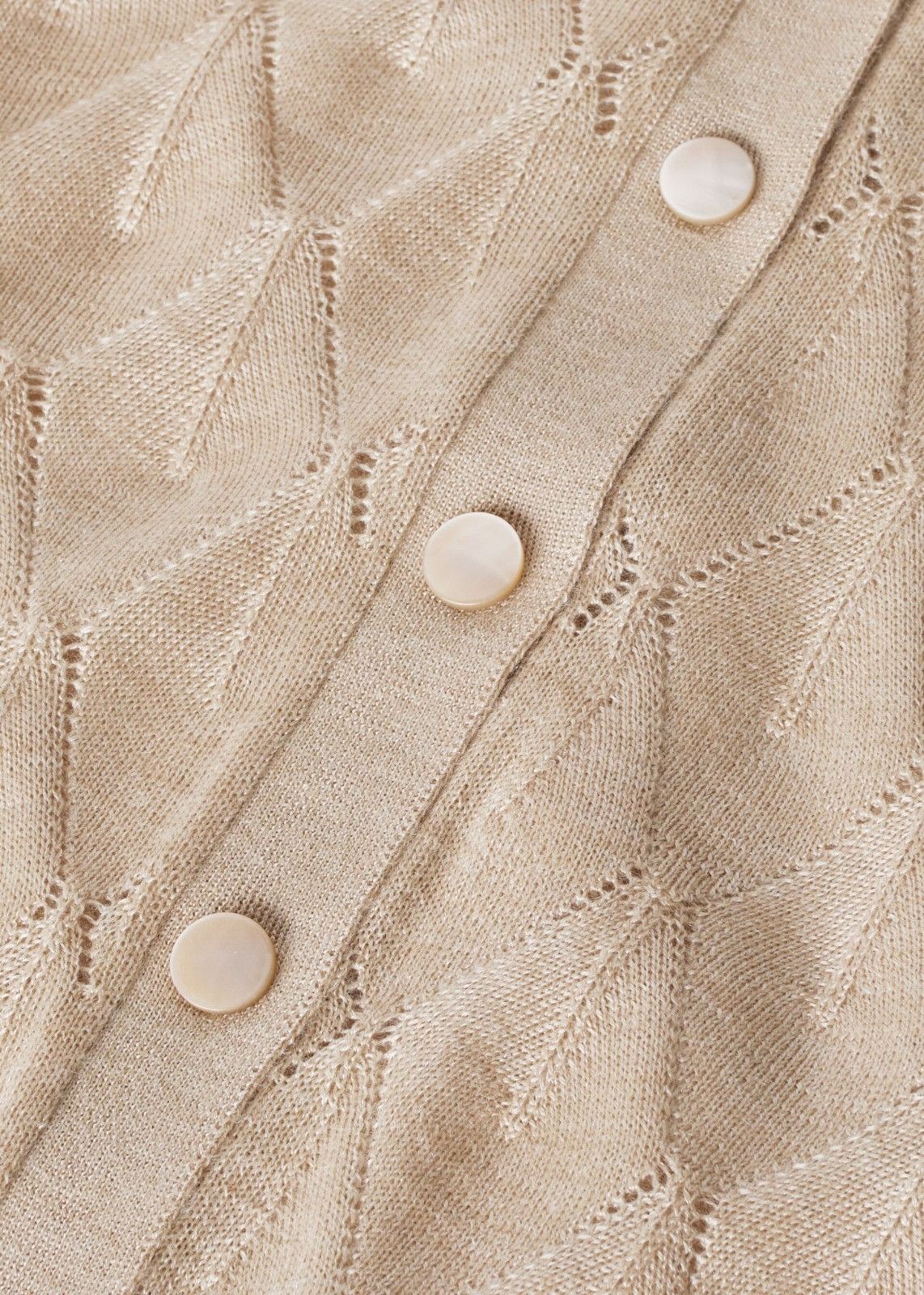 Loro Piana o1srvl11e0824 Piura Cashmere Cardigan in Light Brown Size XXL / US 16-18 / IT 52-54 - 6 Thumbnail