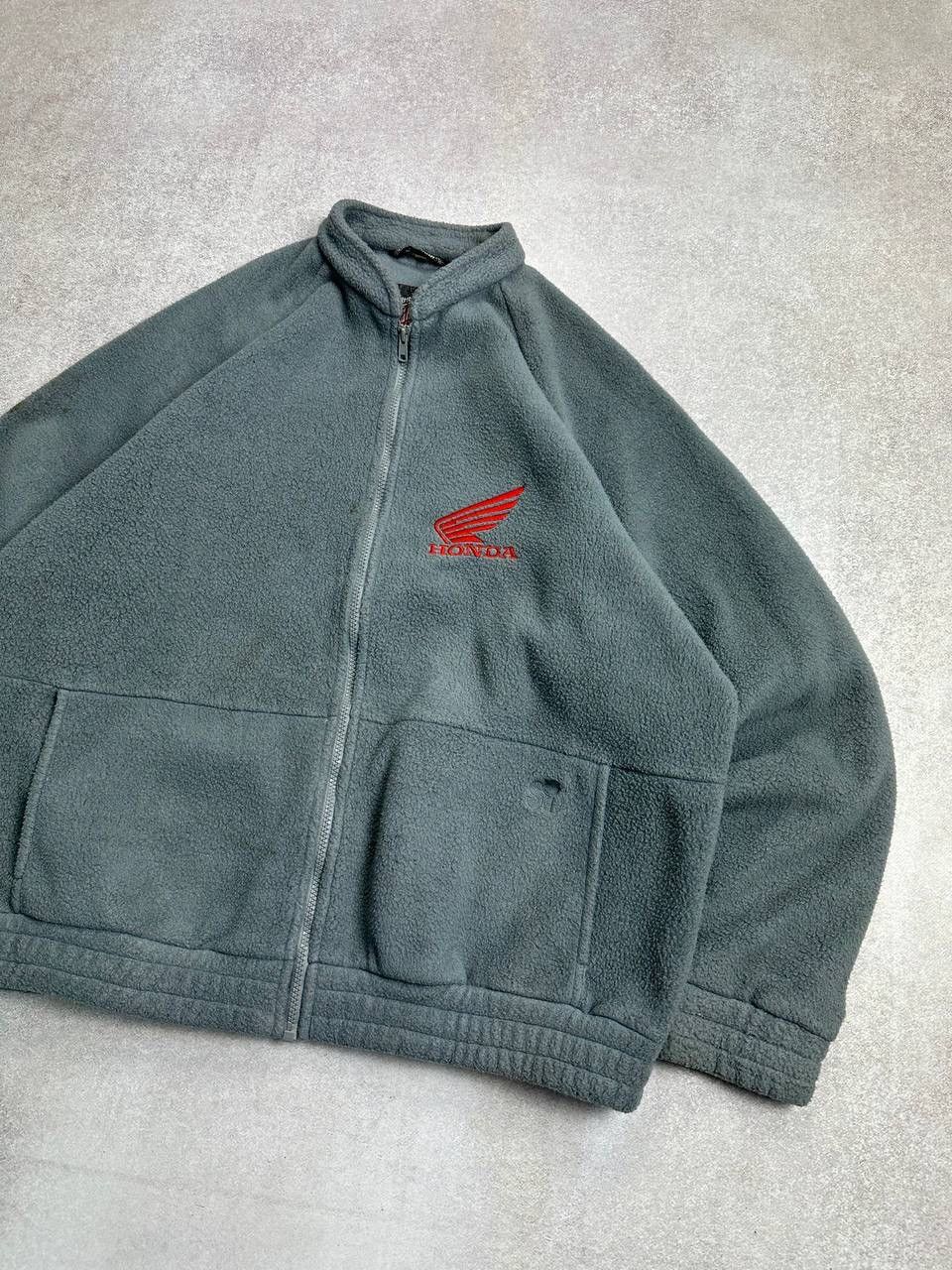 Other Vintage 90s Honda Fleece Racing Y2K Sherpa Jacket XL Size US XL / EU 56 / 4 - 2 Thumbnail