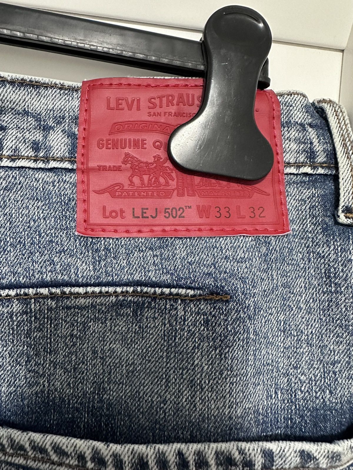 Levi's Levis Premium Jeans 502 Blue Rare Mens 33/32 Size US 33 - 6 Thumbnail