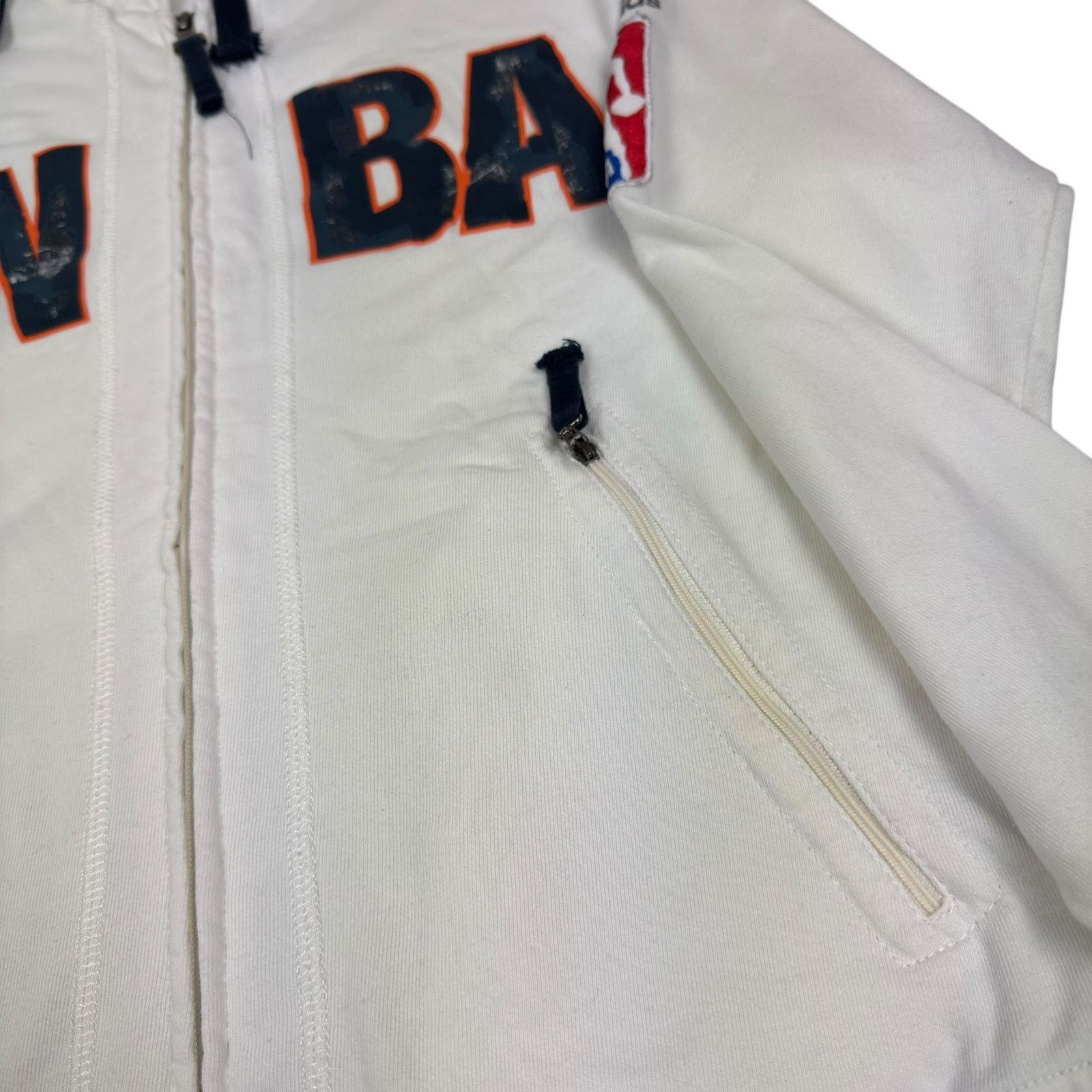 Adidas Adidas Womens White Long Sleeve Hooded Full Zip Jacket Small Size S / US 4 / IT 40 - 5 Thumbnail