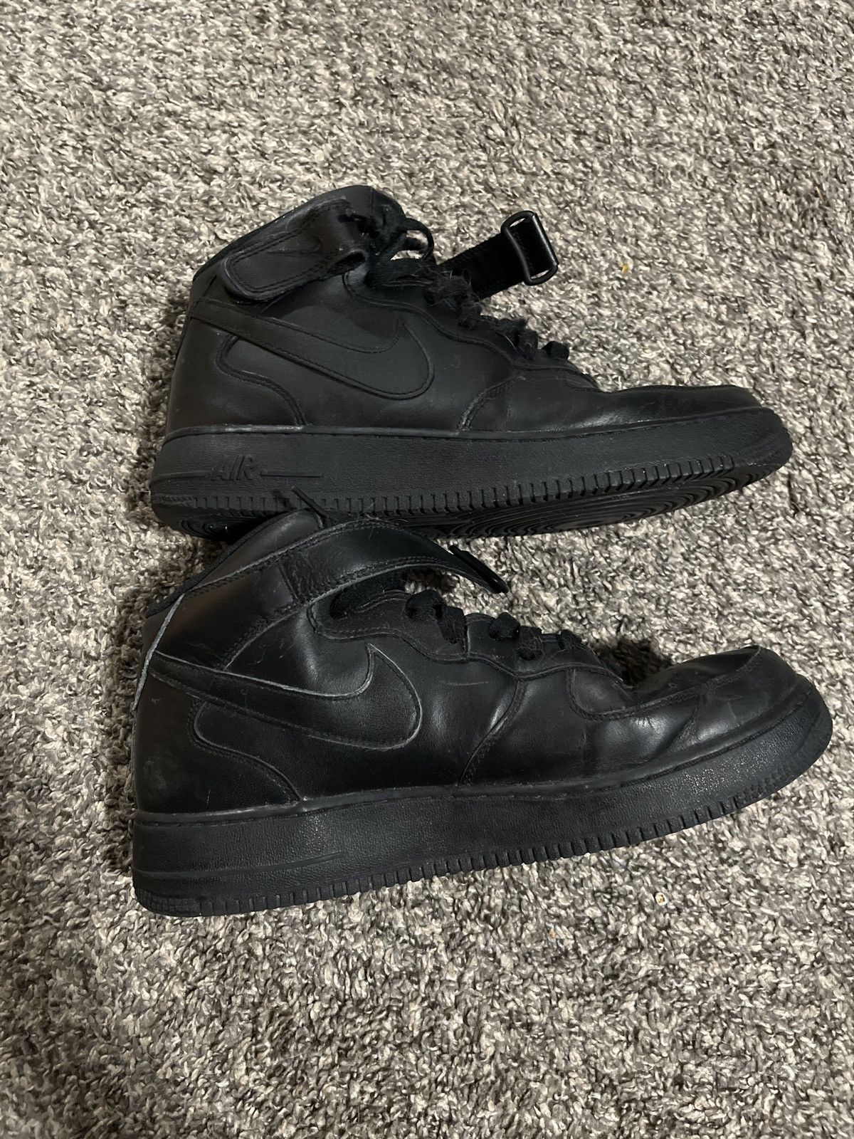 Nike Black Nike AF1 Size US 10 / EU 43 - 1 Thumbnail
