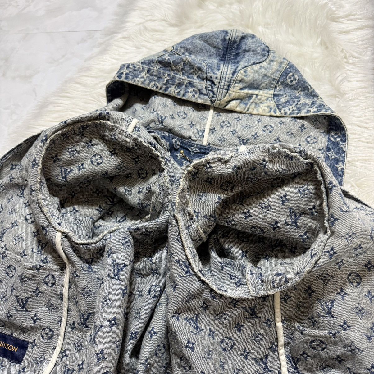 Louis Vuitton 22SS Louis Vuitton x NIGO Monogram Denim Jacket Size US S / EU 44-46 / 1 - 16 Thumbnail