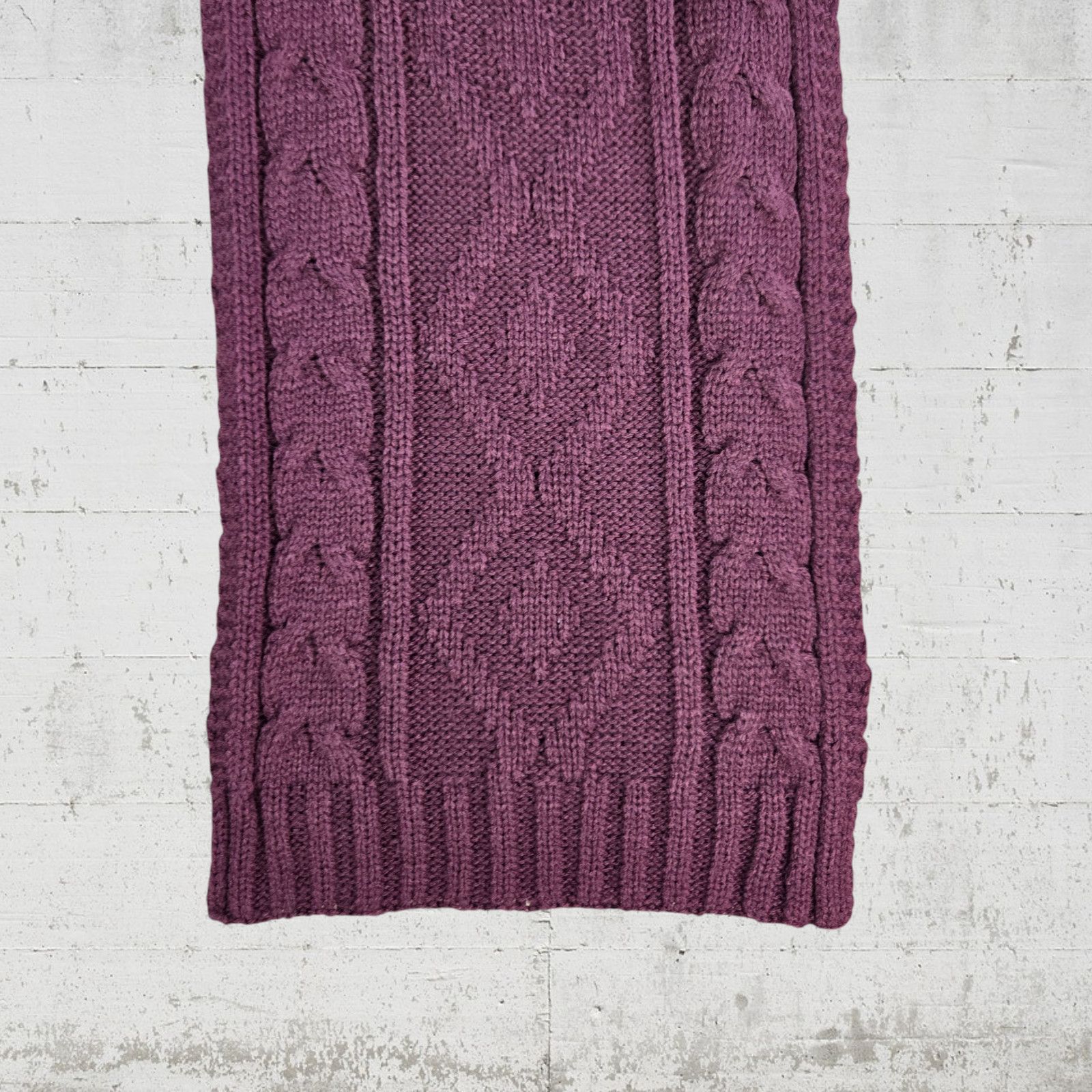Other Y2K Isotoner Burgundy Knitted Scarf OSFM Size ONE SIZE - 3 Thumbnail